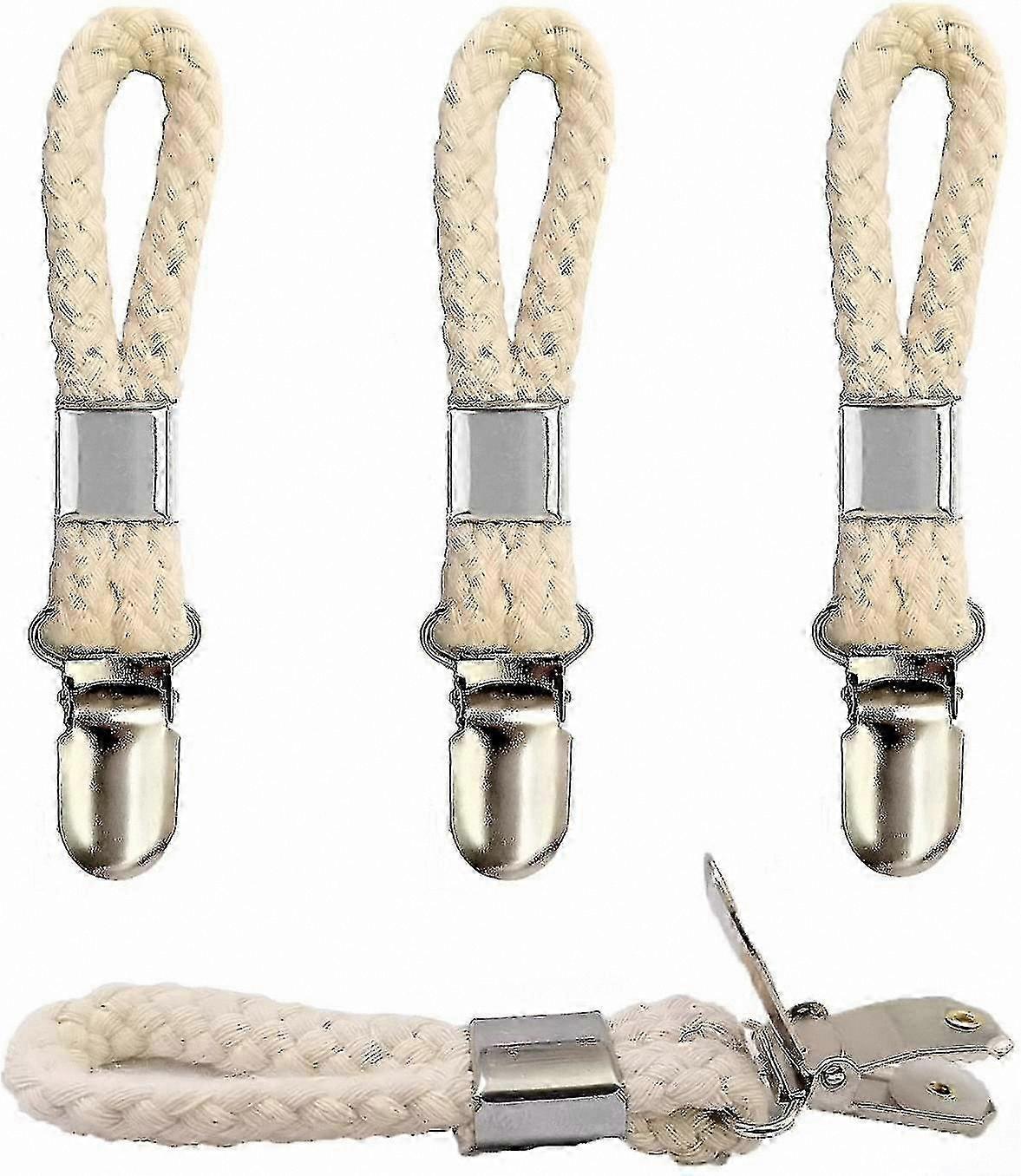 Set of 4 Towel Clips for Hanging and Storage, Durable Beach Towel Clamps for Easy Organization