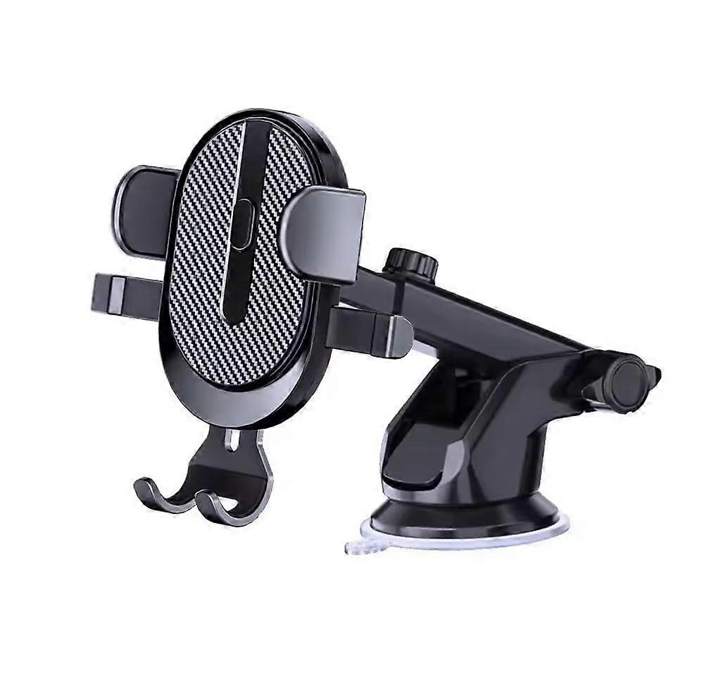 Universal 360 Degree Adjustable Powerful Suction Cup Car Phone Holder For Windshield Or Dashboard - 0.1-7 Inch Phones