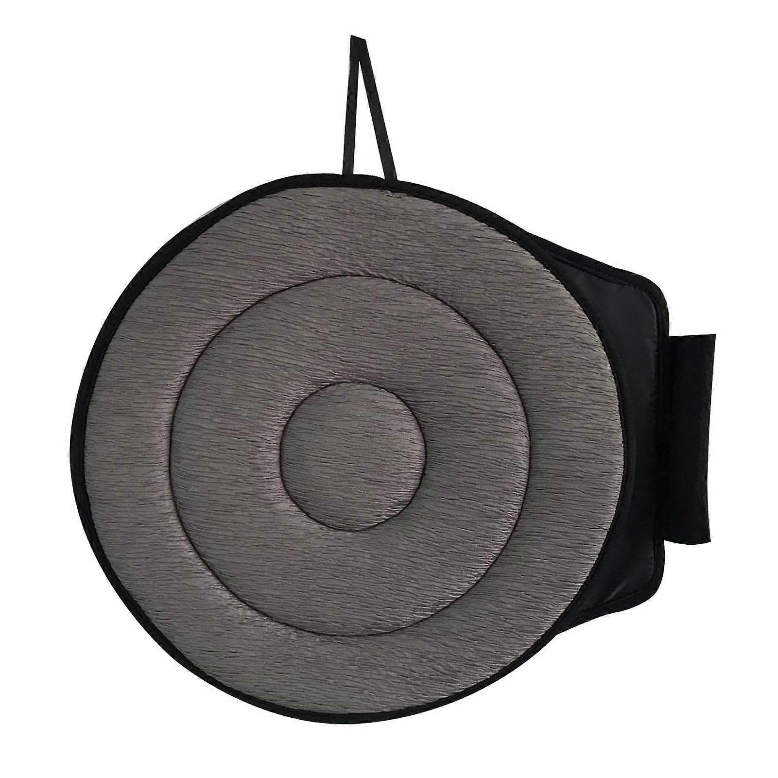 Rotating Seat Cushion, 360° Rotatable, Pressure Relieving for Car, Elderly, Chair Dark Grey Ref: 9968