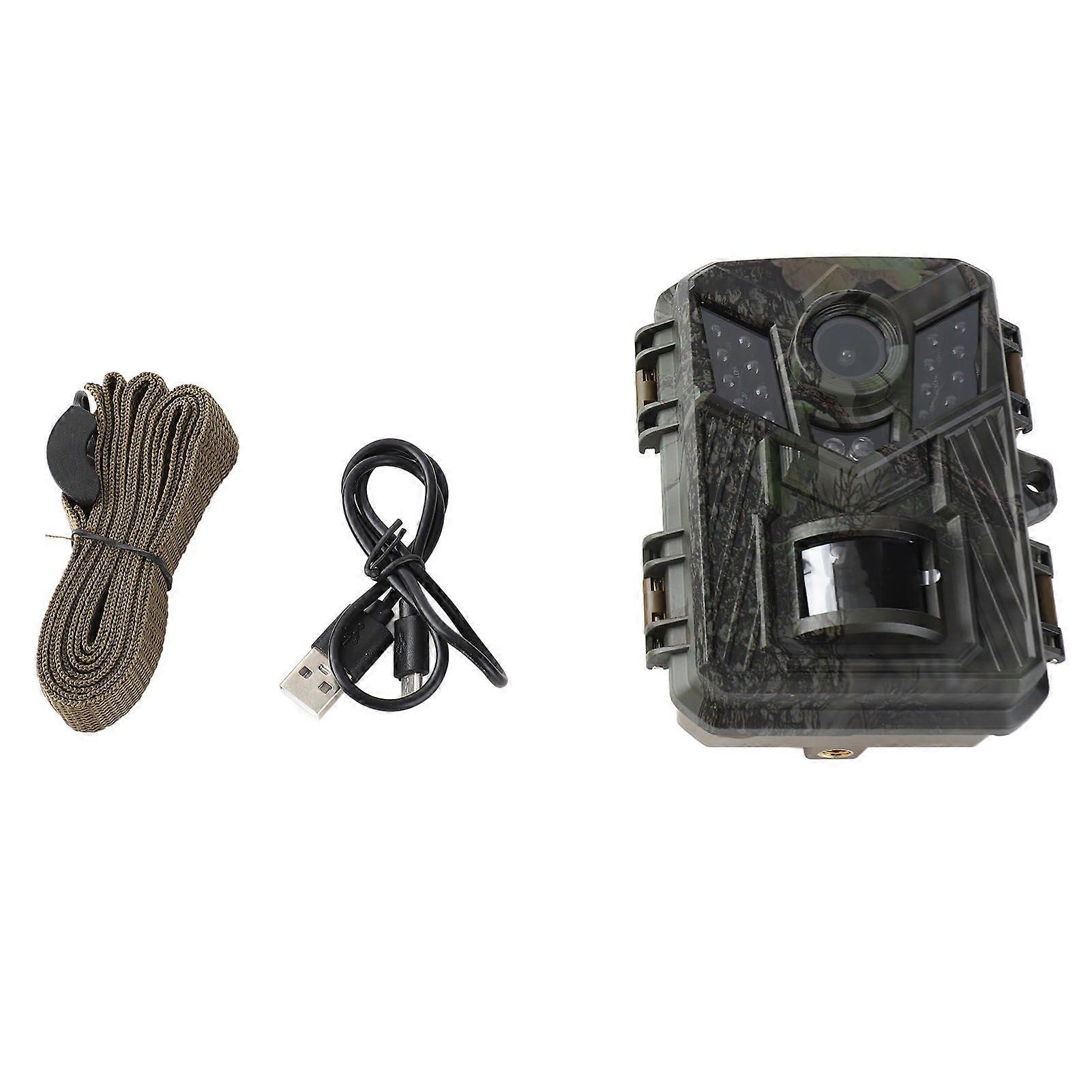 16MP 1080P Infrared Trail Camera Day Night Dual Use 2.0inch TFT Display Photo Taking Video Recording Camera for Animal Observation House Monitoring IP