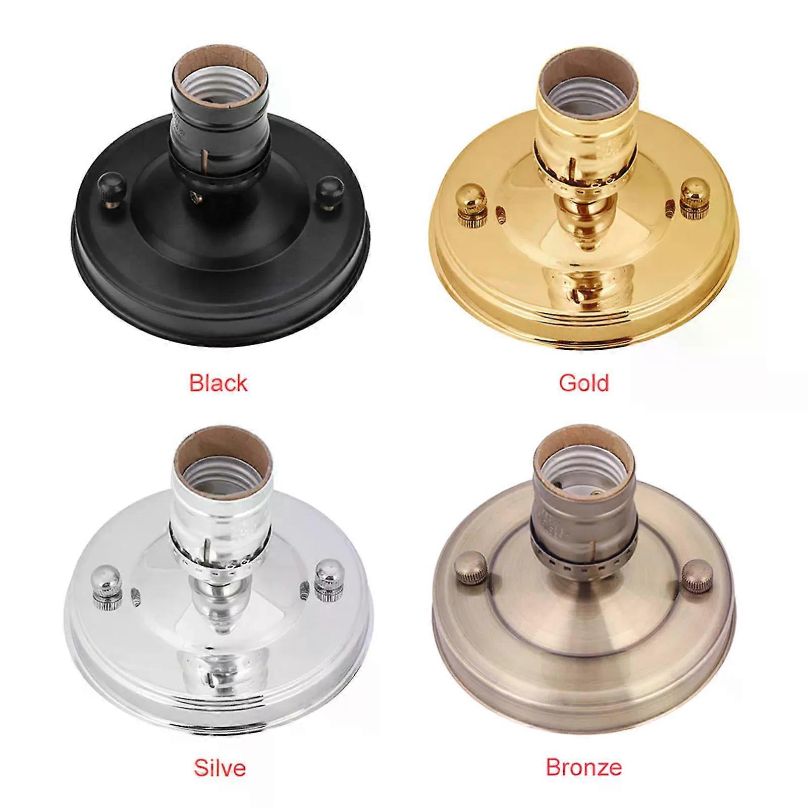 E26/E27 Vintage Industrial Ceiling/Wall Light Base Holder Pendant Bulb Lamp Screw Socket
