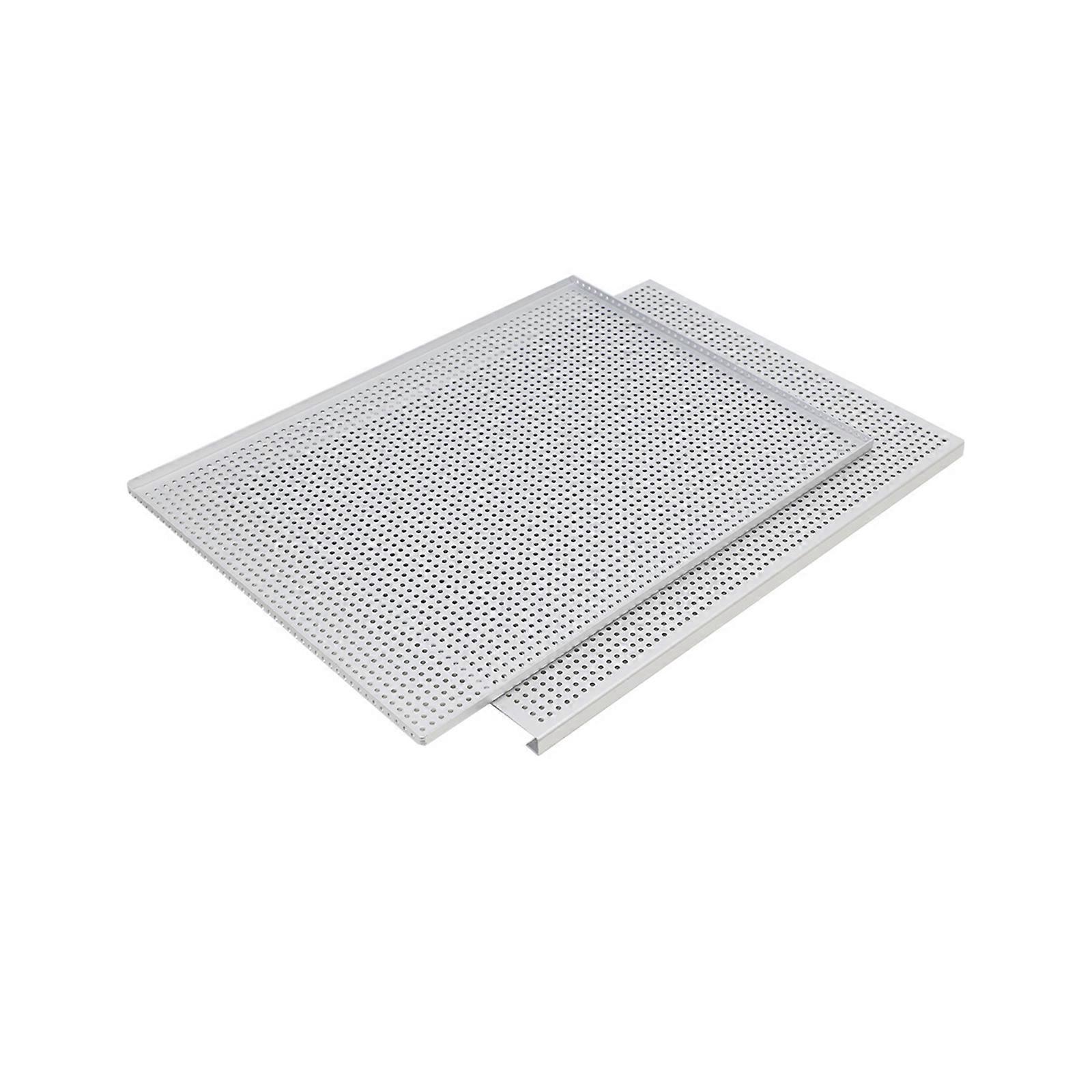 Pack of 2 Oversized 60x40cm Aluminum Cookie Sheet Rustproof Bakewares With Even Heat Distribution For Pastry Enthusiasts  60x40cm