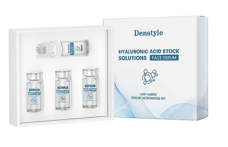 Micro Infusion System for Face, Anti-Aging Hyaluronic Acid Microneedling Serum, Enhances Elasticity, Deep Hydration, Christmas Skin Care Gift Set