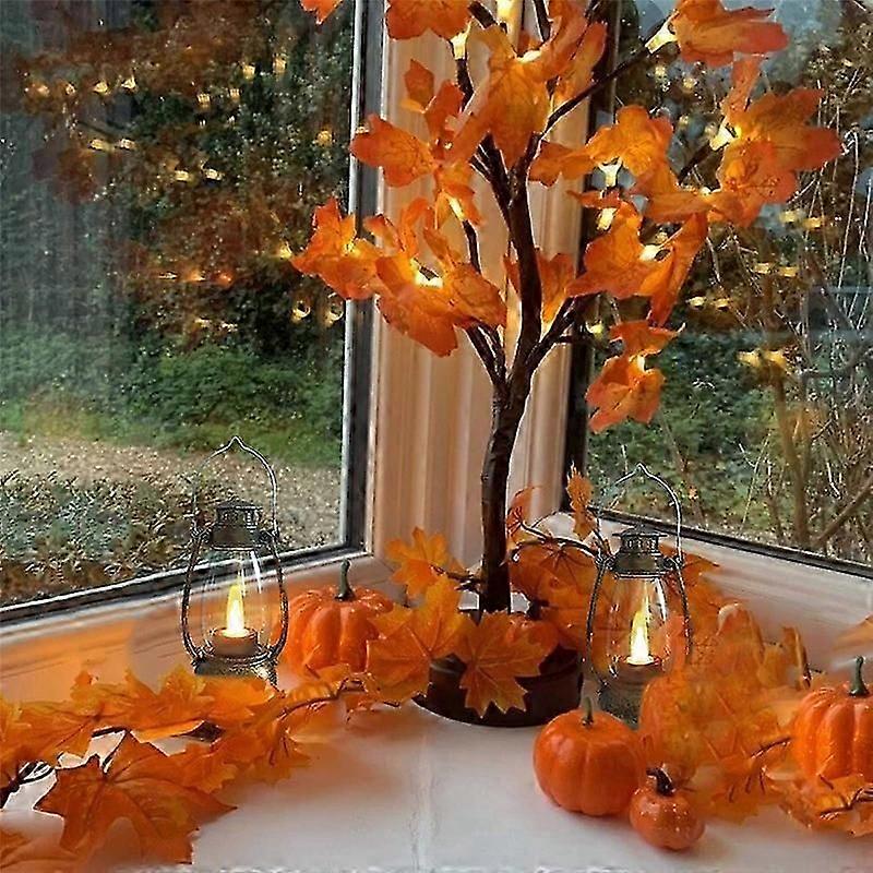 12Pcs Mini Lantern with Flicker Candles Lanterns for Home Deco Copper