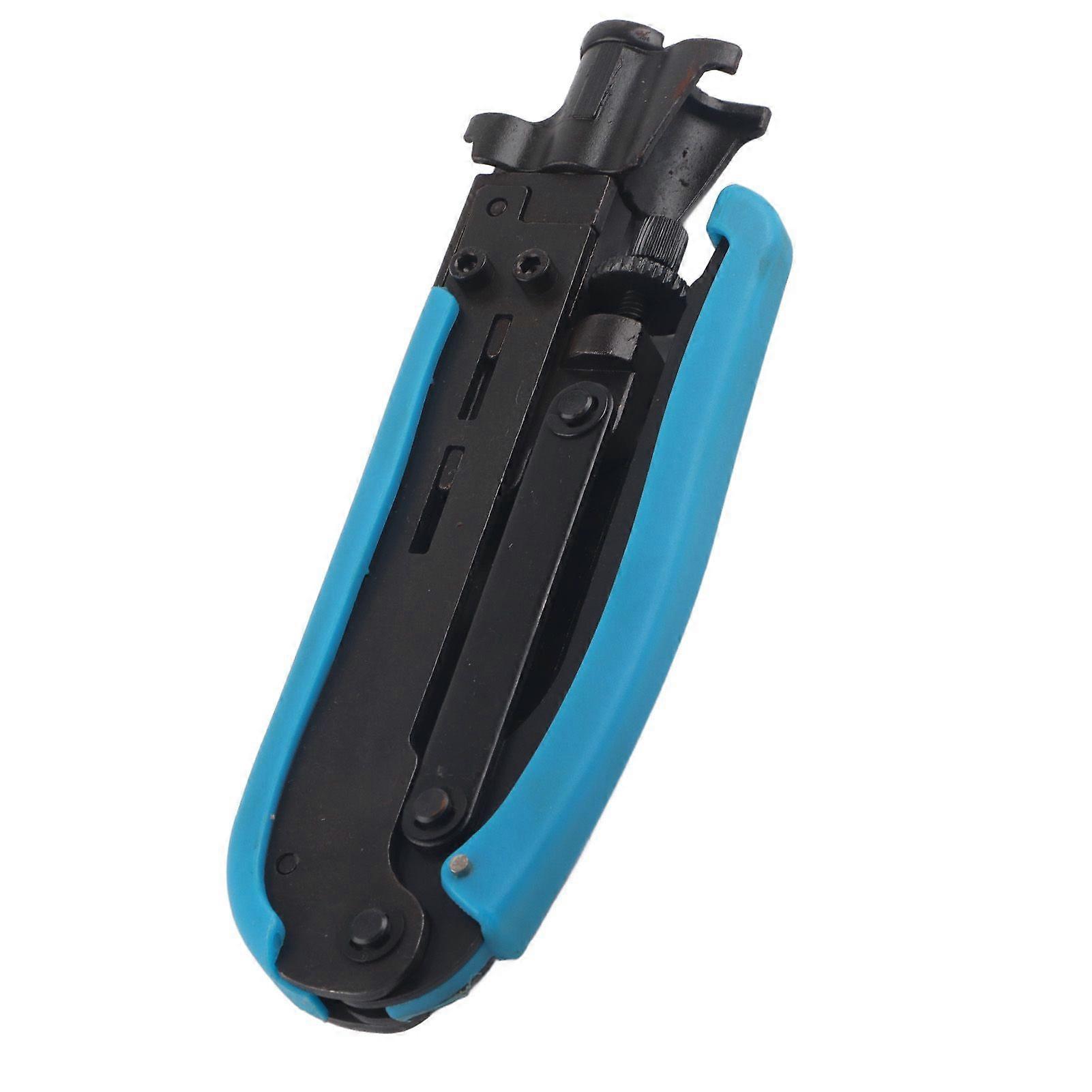 Adjustable Compression Tool Comfortable Handle Small Portable Lightweight Coaxial Cable Crimping Pliers for RG59