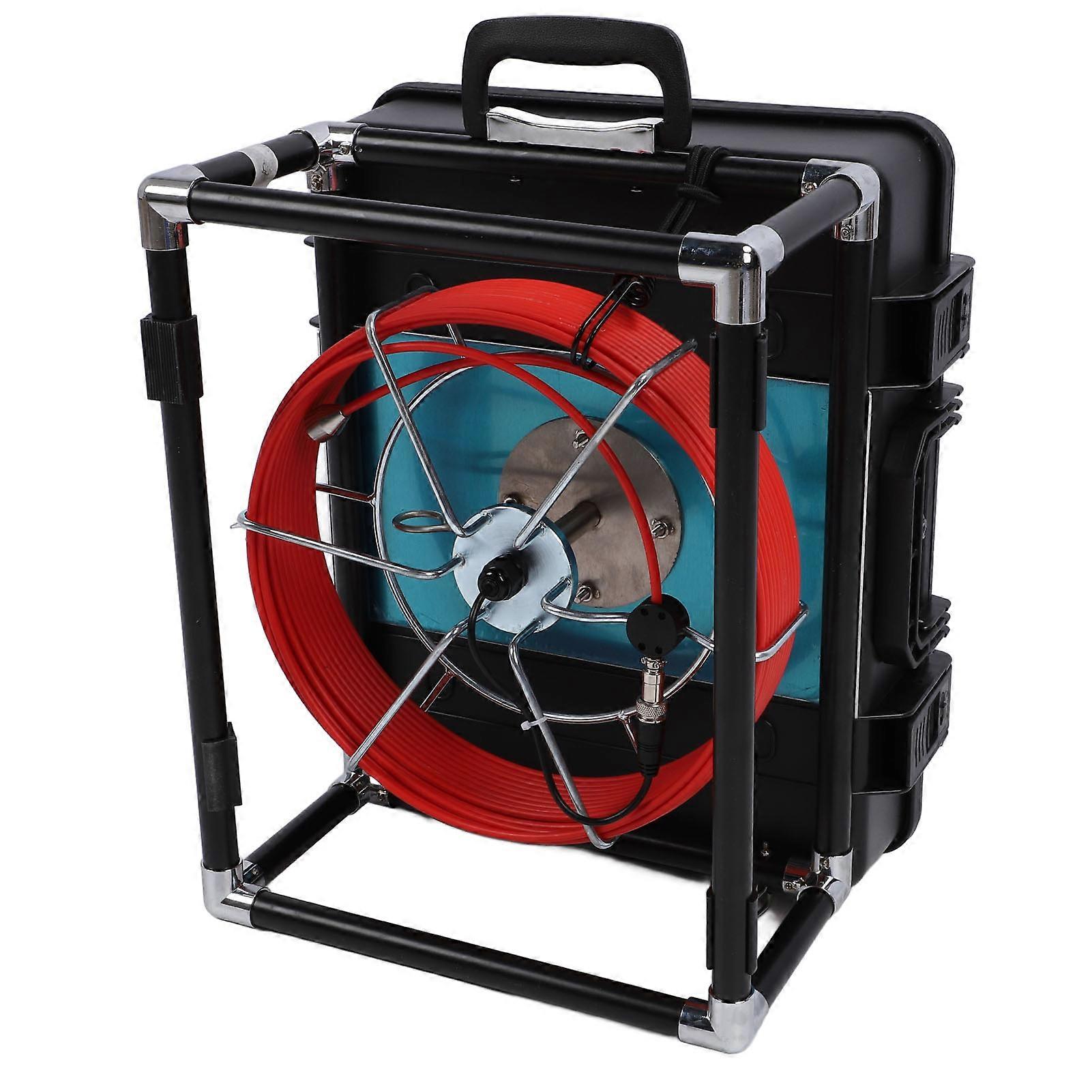 TS GD1002 Caméra d’égout 10" LCD 23mm Objectif 30m IP68 DVR 6 LEDs