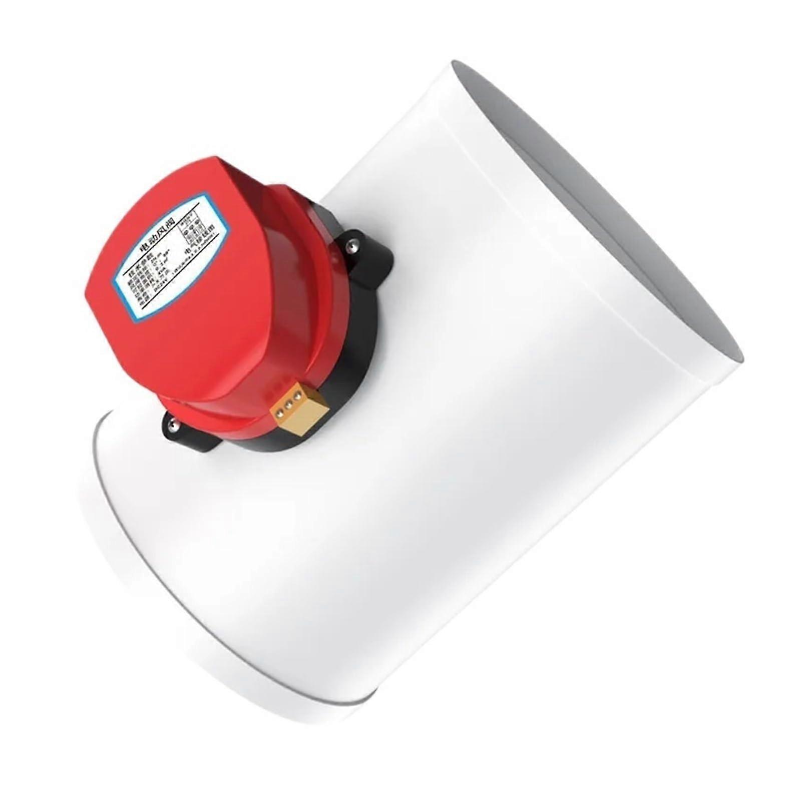 Air Damper Valve, 75mm, 220V AC Motorized Duct Valve, DC12V Actuator, Two-Way Switch, Ventilation Valve