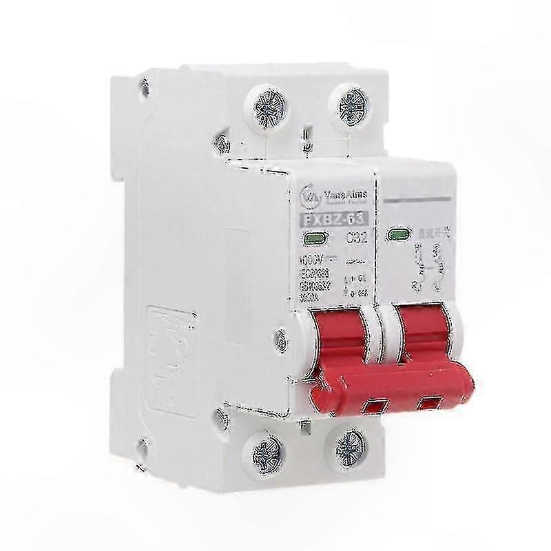 DC 1000V Solar Mini Breaker 10A/16A/32A/50A/63A Photovoltaic Circuit MCB