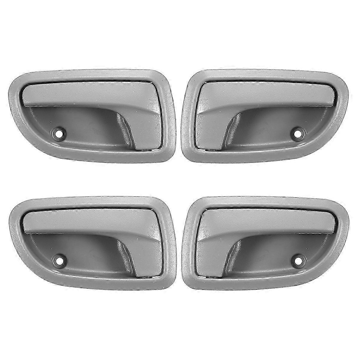 A Pair Front Door Vehicle Interior Inner Handle Gray Car Inside Veh...