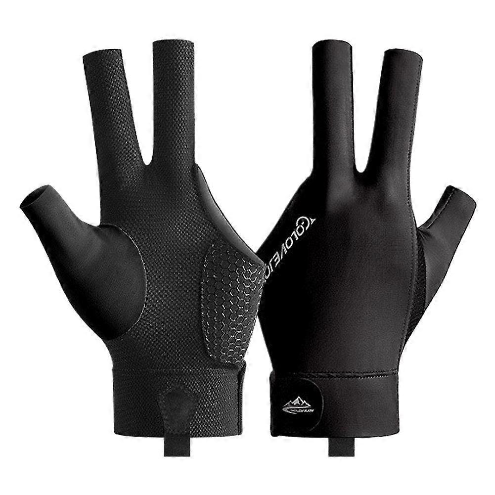 Billiard gloves for enhanced grip and accuracy, perfect for left-handed players