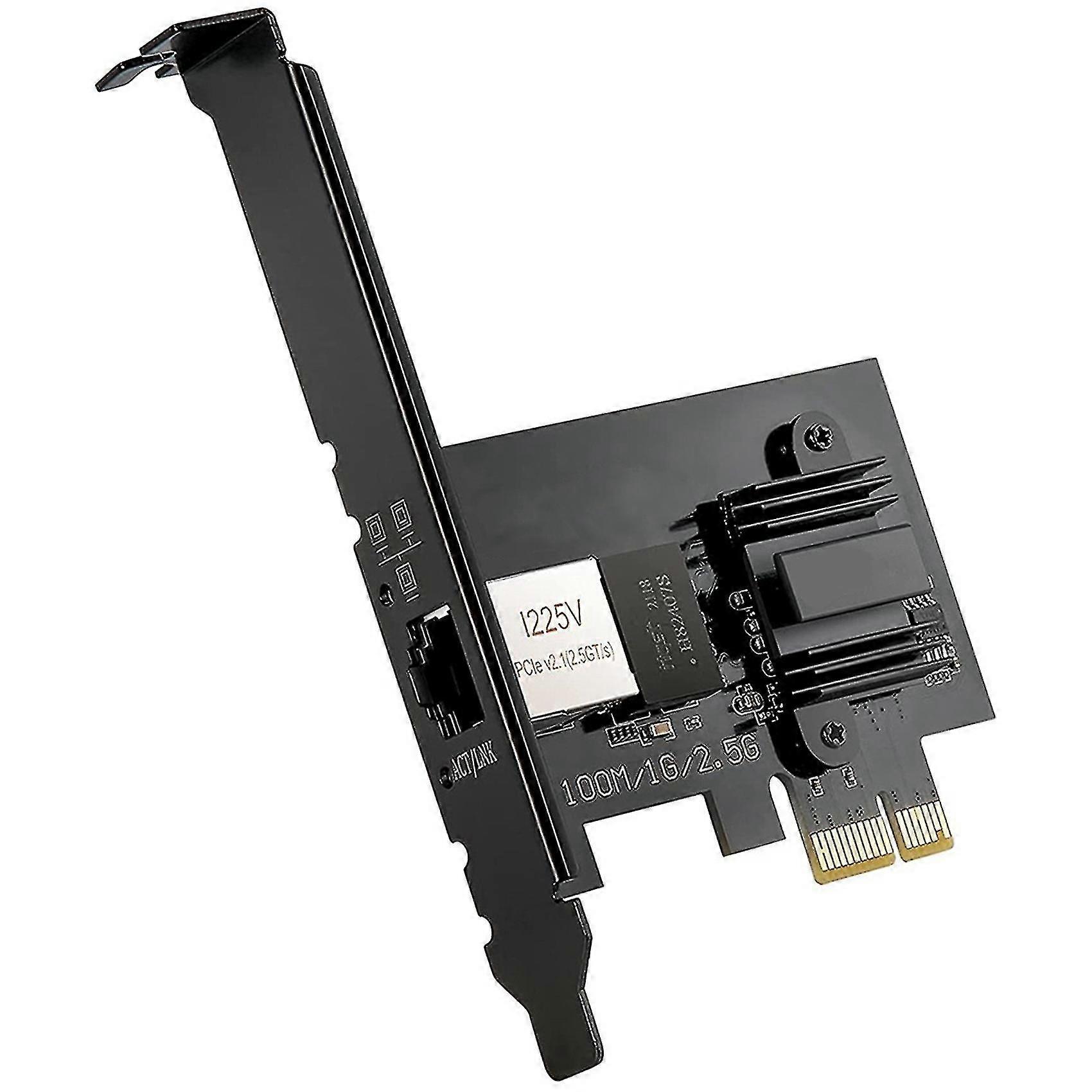2.5G Base - T PCIe Network Adapter I225v, 2.5G/1G/100Mbps, Low Power Consumption and Low Latency
