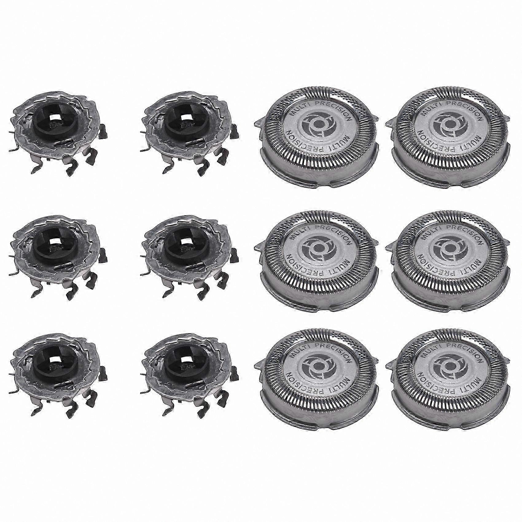 6-Pack Replacement Heads for Series 5000 Shavers, MultiPrecision Blades Compatible with S5000 Models