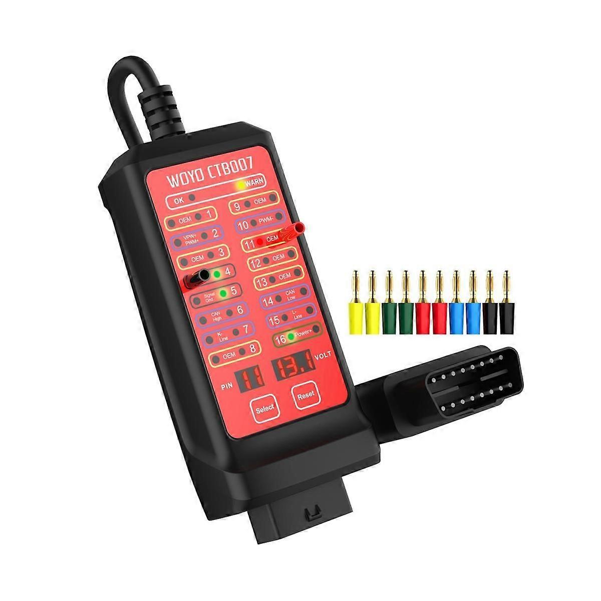 CTB007 OBD Breakout Box CAN Test Box Car OBD Breakout Box Diagnostic tools OBD2 Tester for 16 Pin
