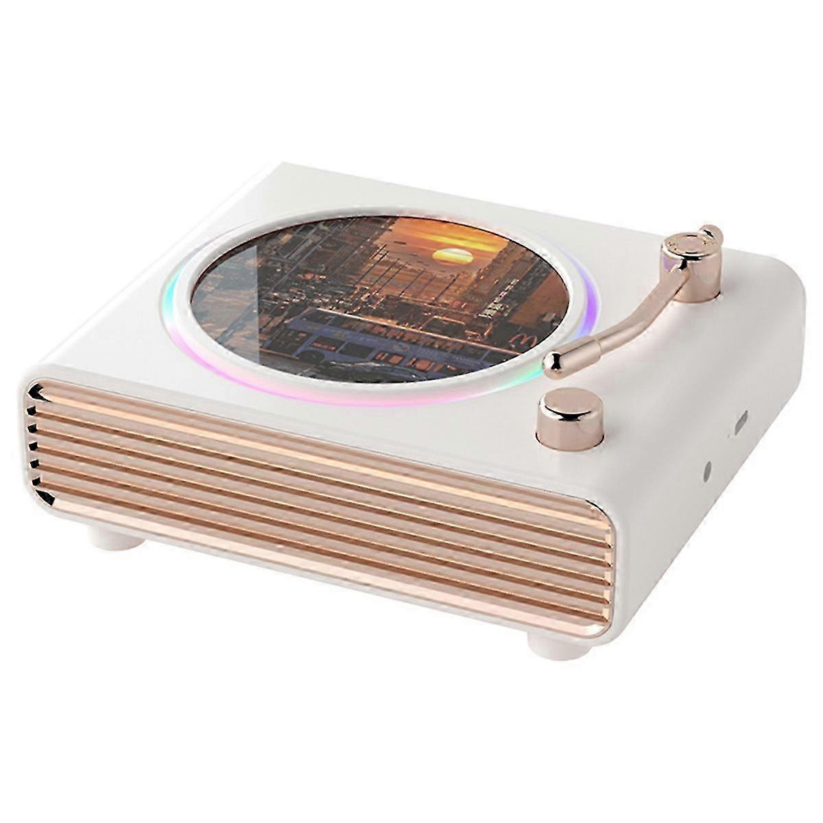 Portable Retro White Bluetooth Speaker Wireless MP3 Music Player