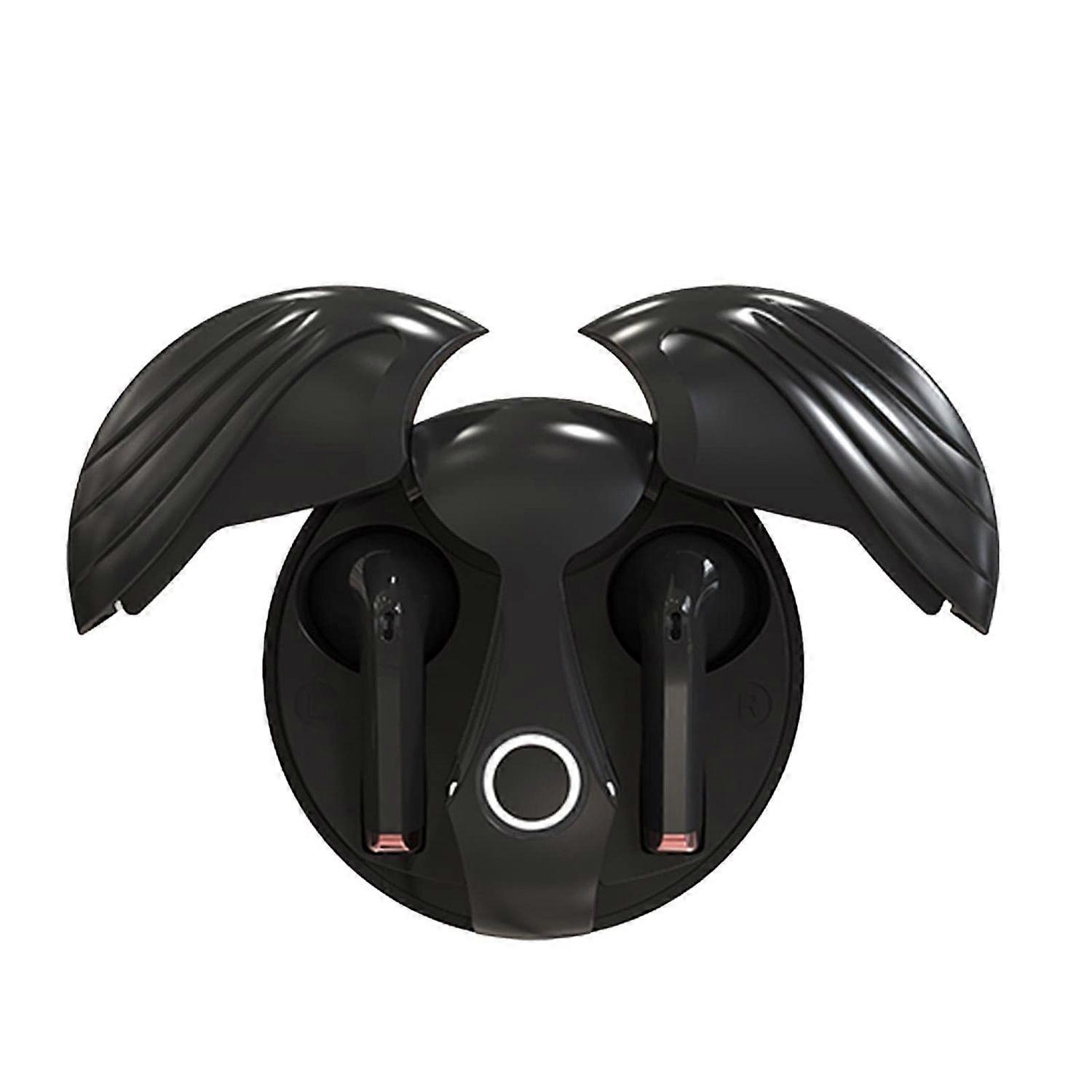 Wireless Bluetooth Headset Bluetooth 5.3 TWS Noise Cancellation Suitable for TV Smartphone Laptop(Black)