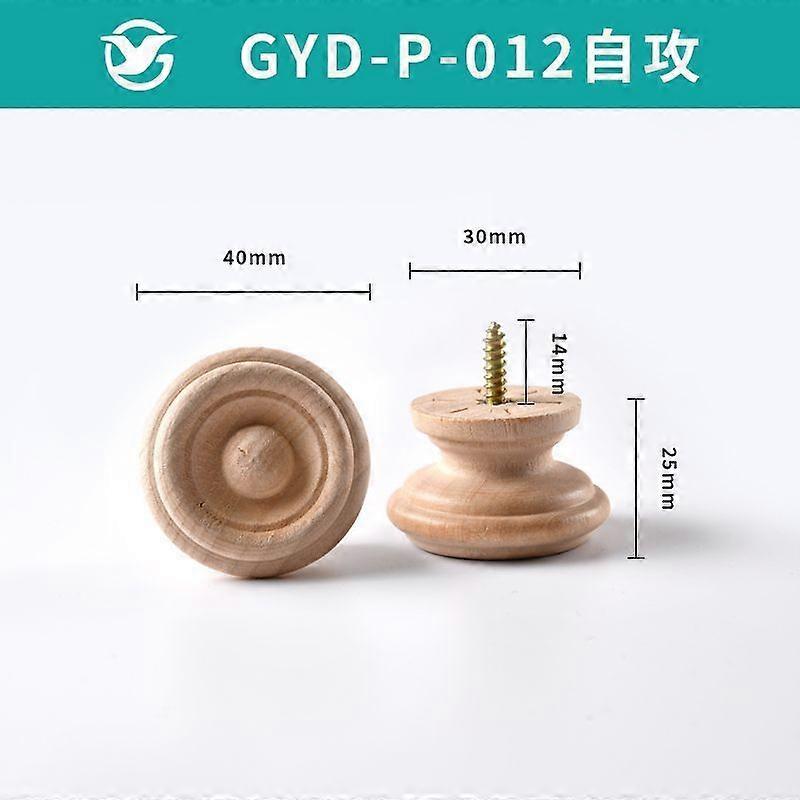 10pcs Wooden Drawer Knobs: Rustic Wood Round Cabinet Knobs - Single Hole Drawer Pulls For Wardrobe Dresser Kitchen Cupboards