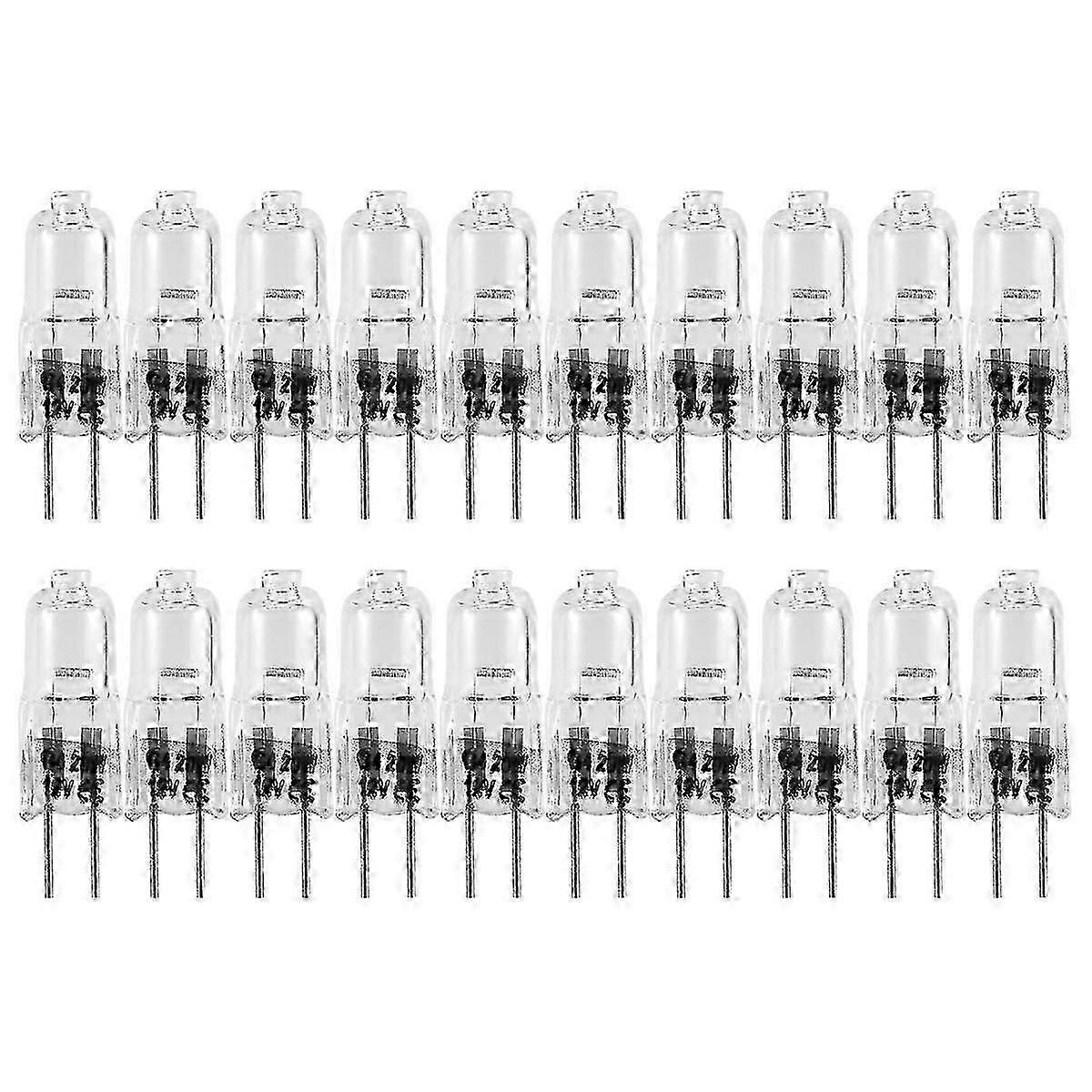 20 stk G4 halogenpærer, 20W 12V halogenpærer