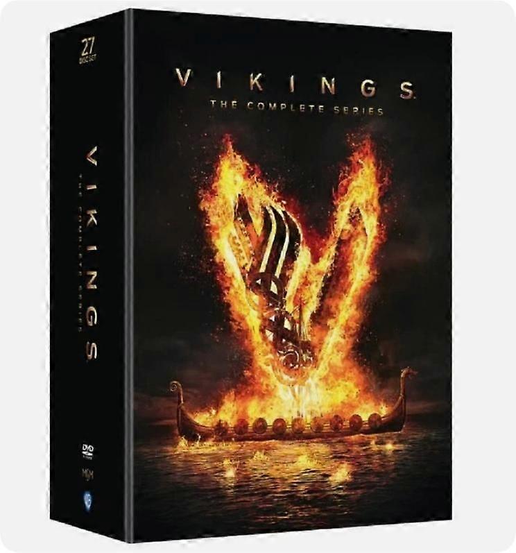 Vikings: The Complete Series Sæson 1-6 27-Disc DVD Box Set engelsk version