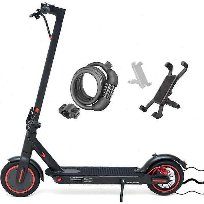 T4 PRO – Faltbarer Elektroroller – 8,5 Zoll – 350-W-Motor – 36-V-10,4-Ah-Akku – Maximale Reichweite 30 km/h – Bluetooth – Schwarz