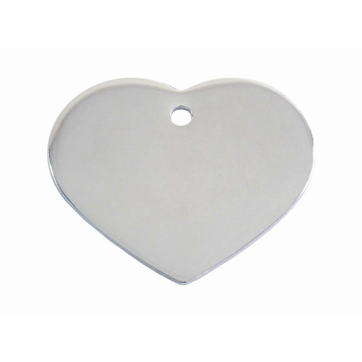 Identification plate Imarc Heart Silver