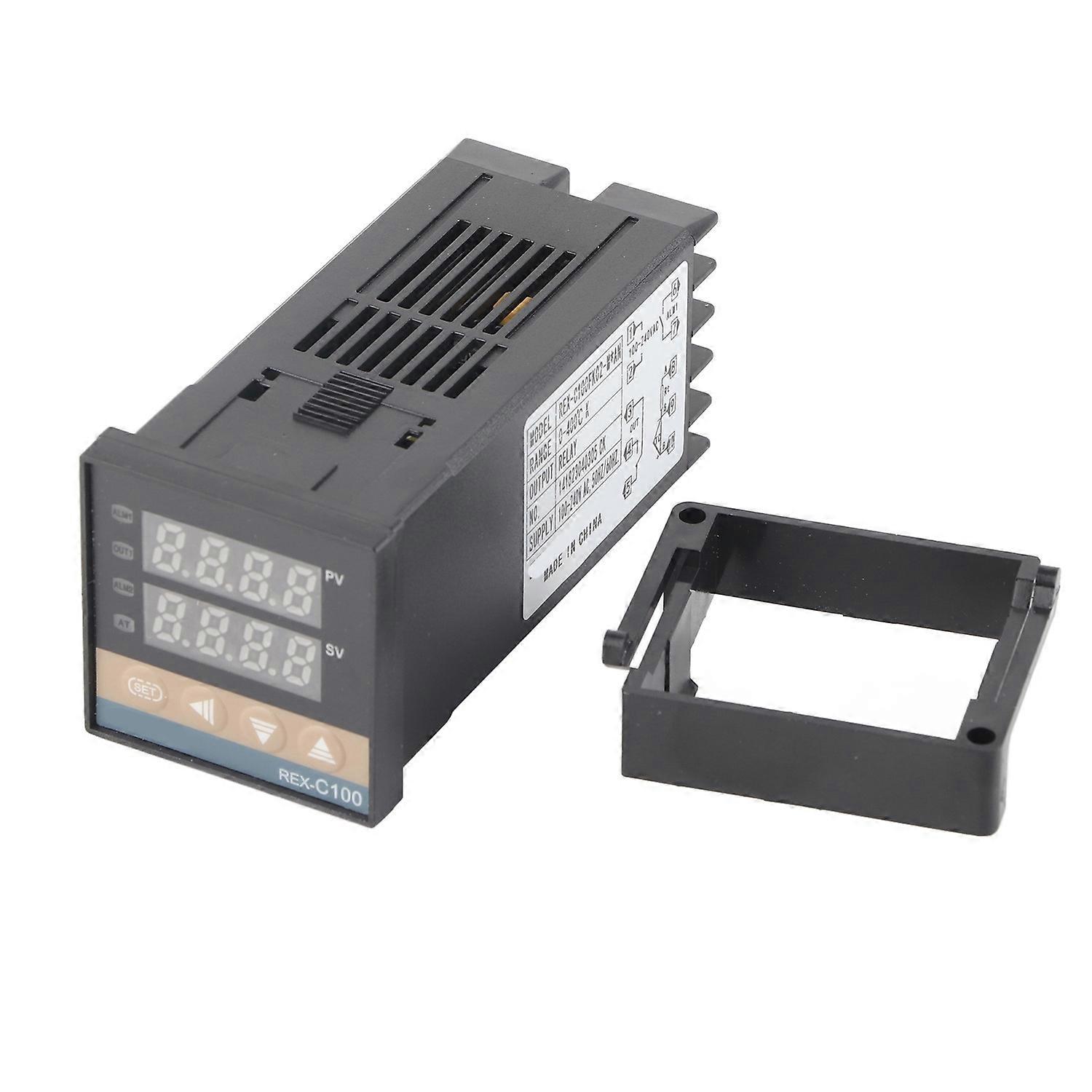 Descriptions:
This temperature controller adopt the industry-level expert self-tuning PID technology