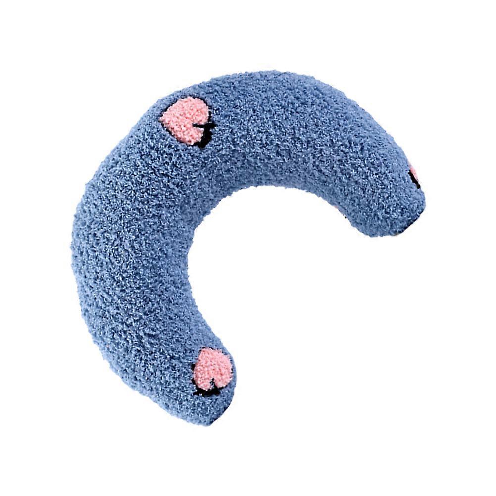 Pet Neck Pillow for Sleeping 2Pcs Comfortable Blue Household