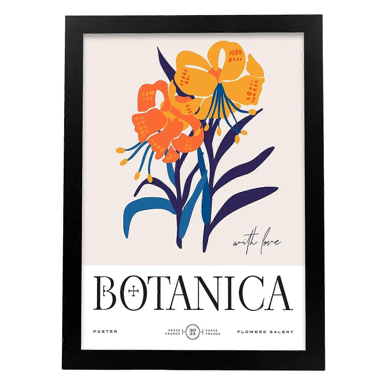 Lila Blume Poster