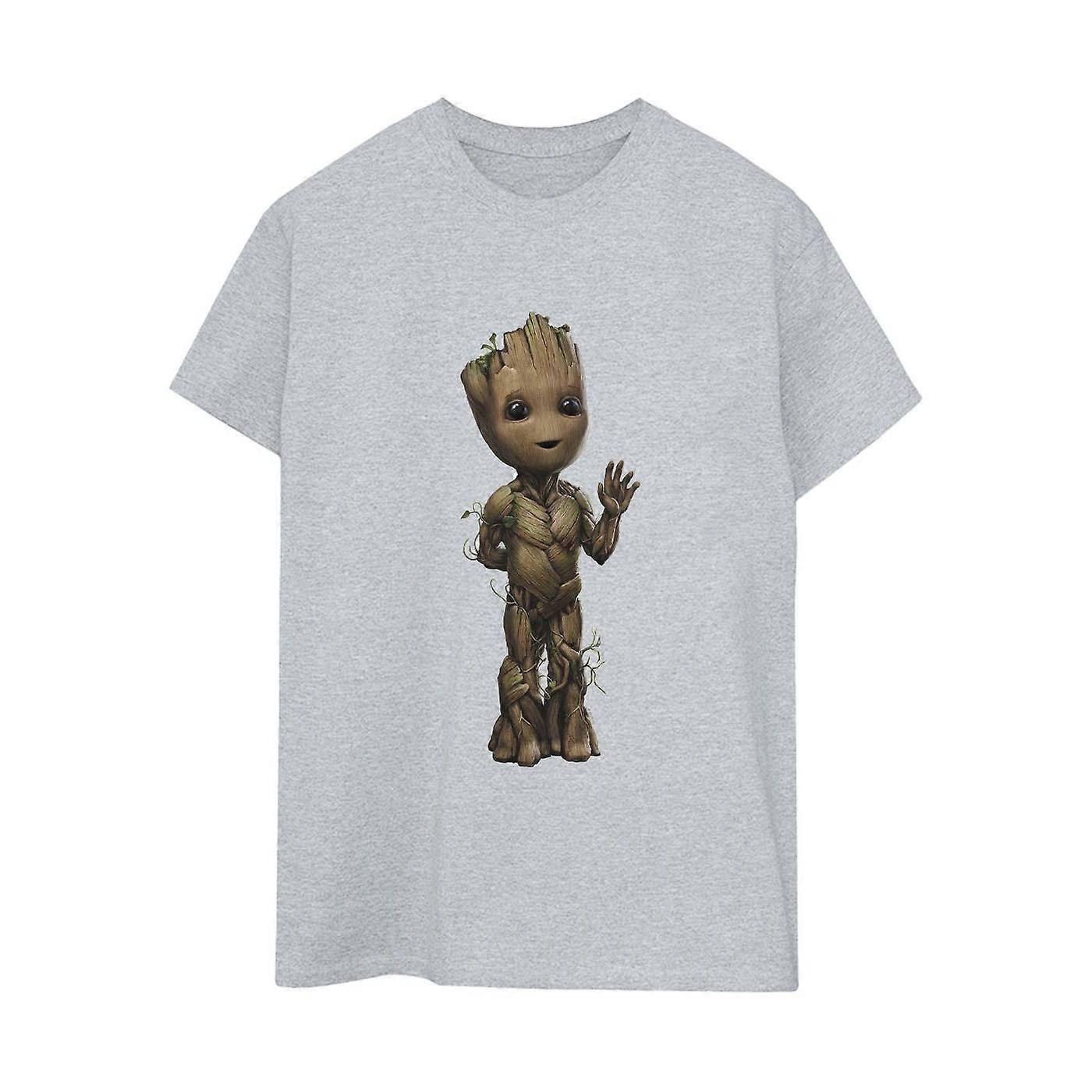 Marvel Dámské/dámské tričko I Am Groot Wave Pose Bavlněný přítel