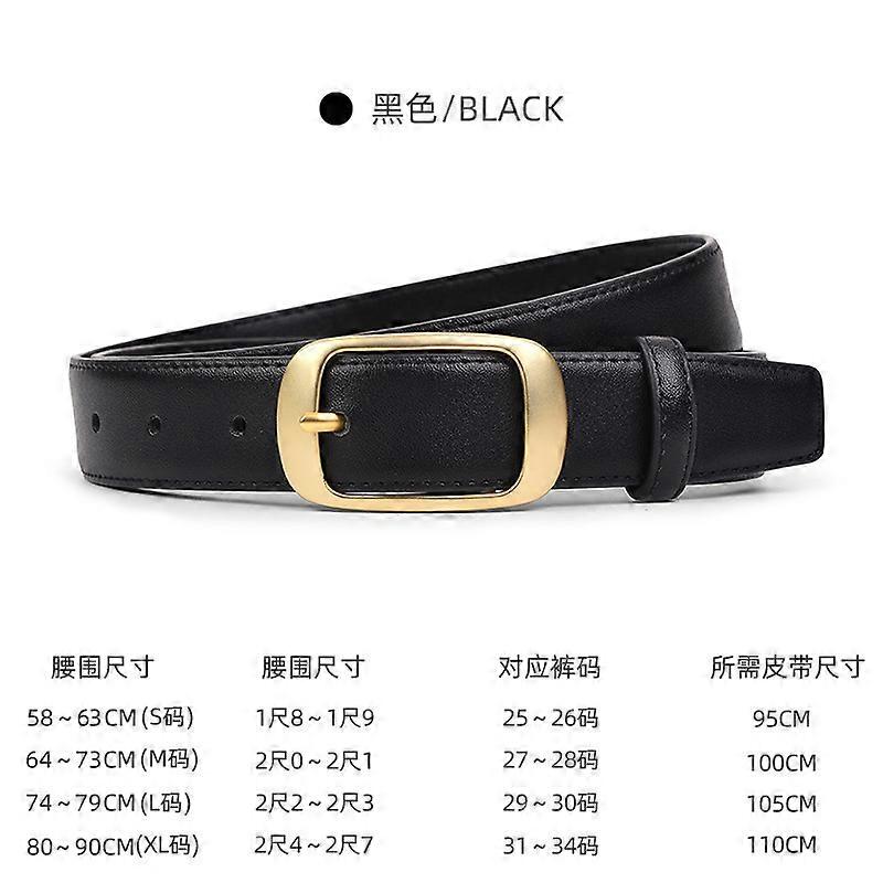 Summer versatile women's genuine leather belt simple versatile Korean version 2023 summer new women's style with jeans belt women