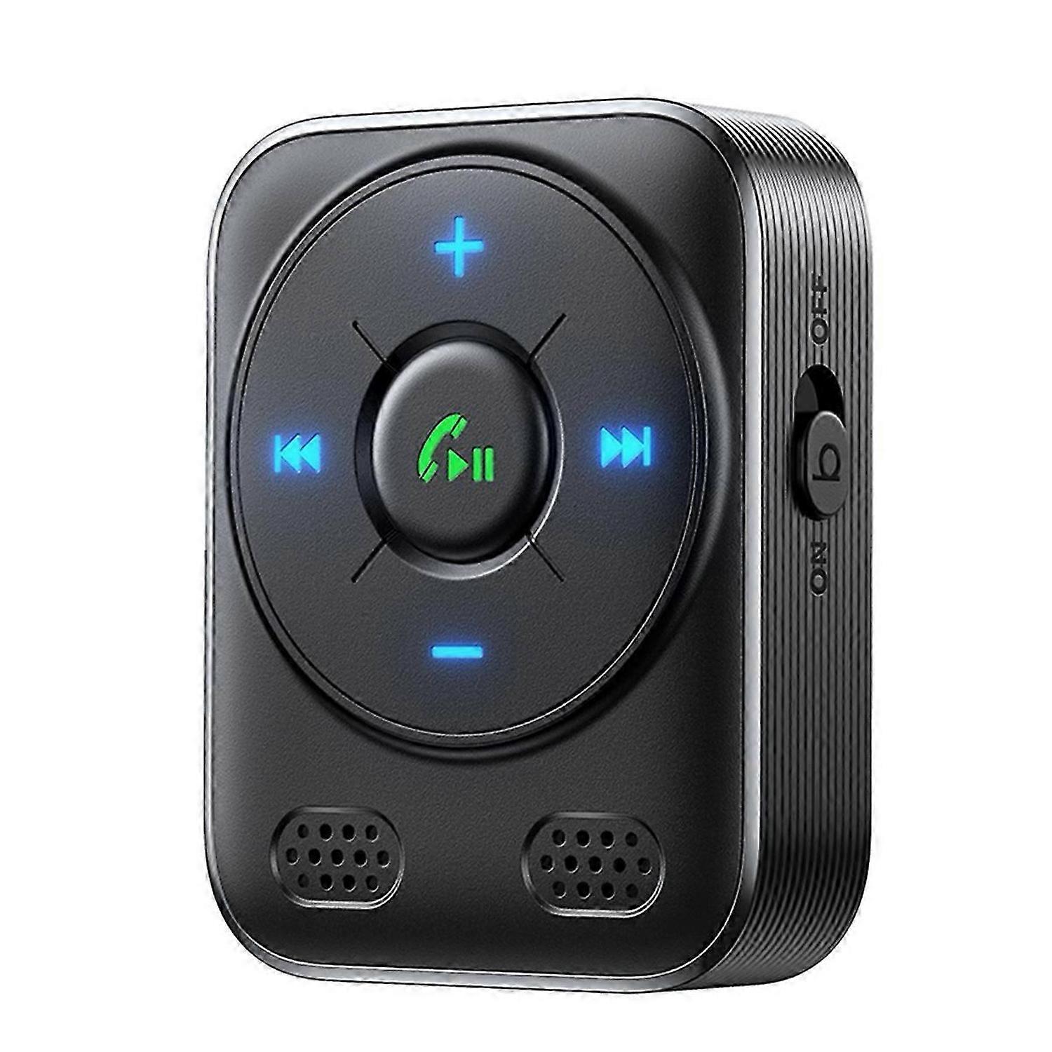 Car Bluetooth 5.4 AUX Receiver Stronger Dual Mics & Noise Cancellation Bluetooth Adapter for Car Mus