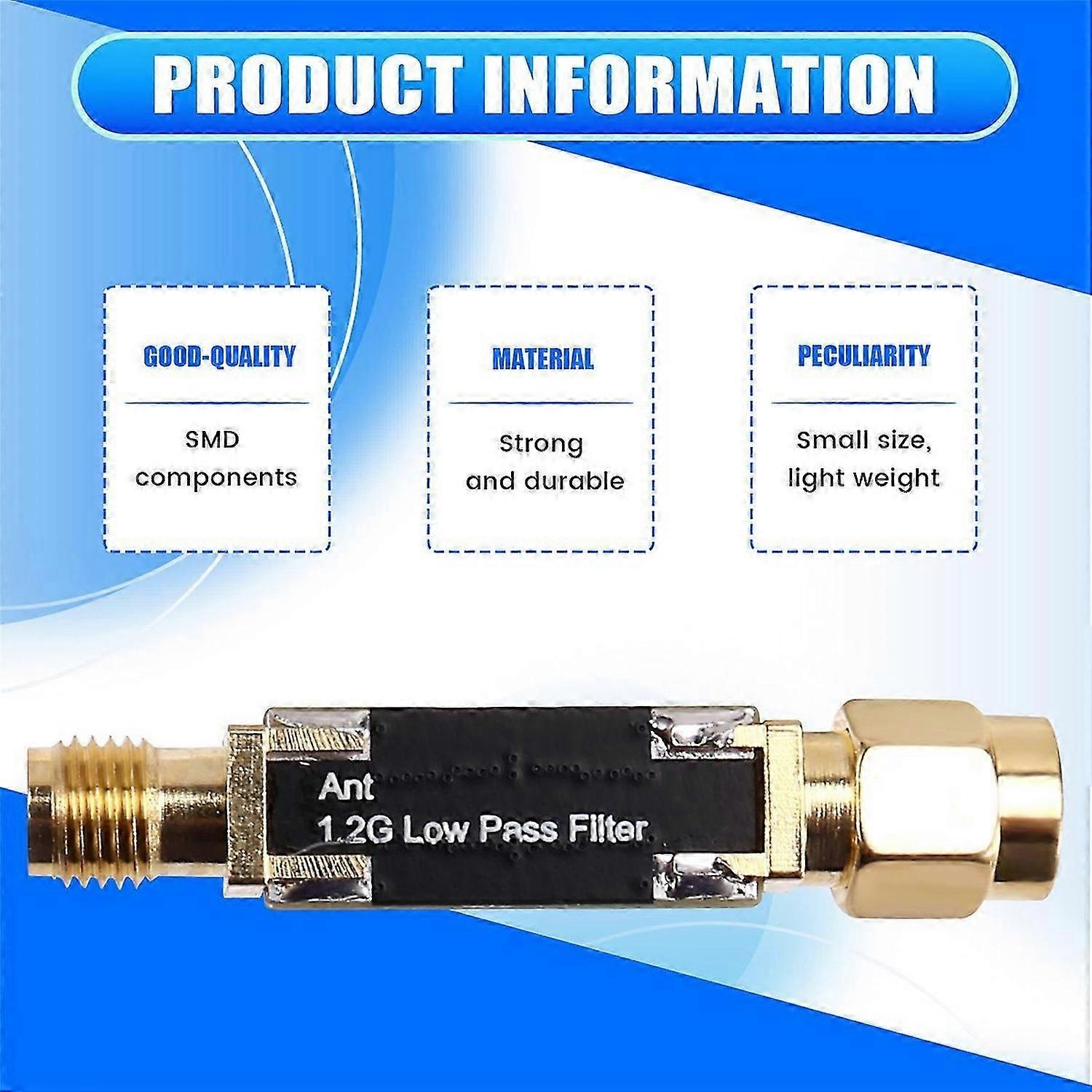 1.2G LPF Low Pass Filter for Enhanced Long-Distance Sending and Receiving of Transmissions