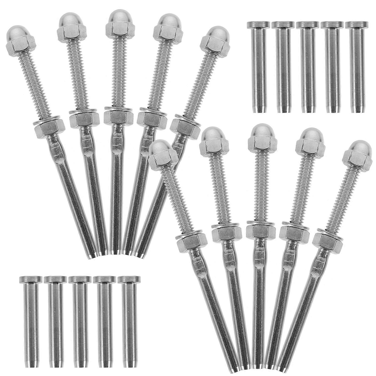 Cable Railing Kit Cable Railing System Made of Stainless Steel for Wire Rope 10Sets