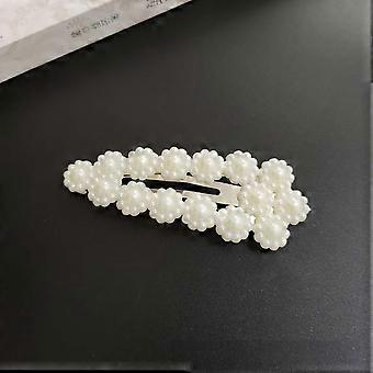 False Pearl Clip Fashionable Cute Side Bangs Headwear Barrettes Hair Accessories for Girls# 2