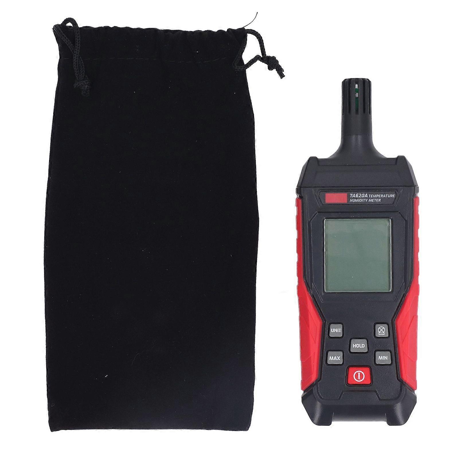 Temperature Humidity Meter Digital High Accuracy Temperature Humidity Measurement Indoor Handheld TA620A