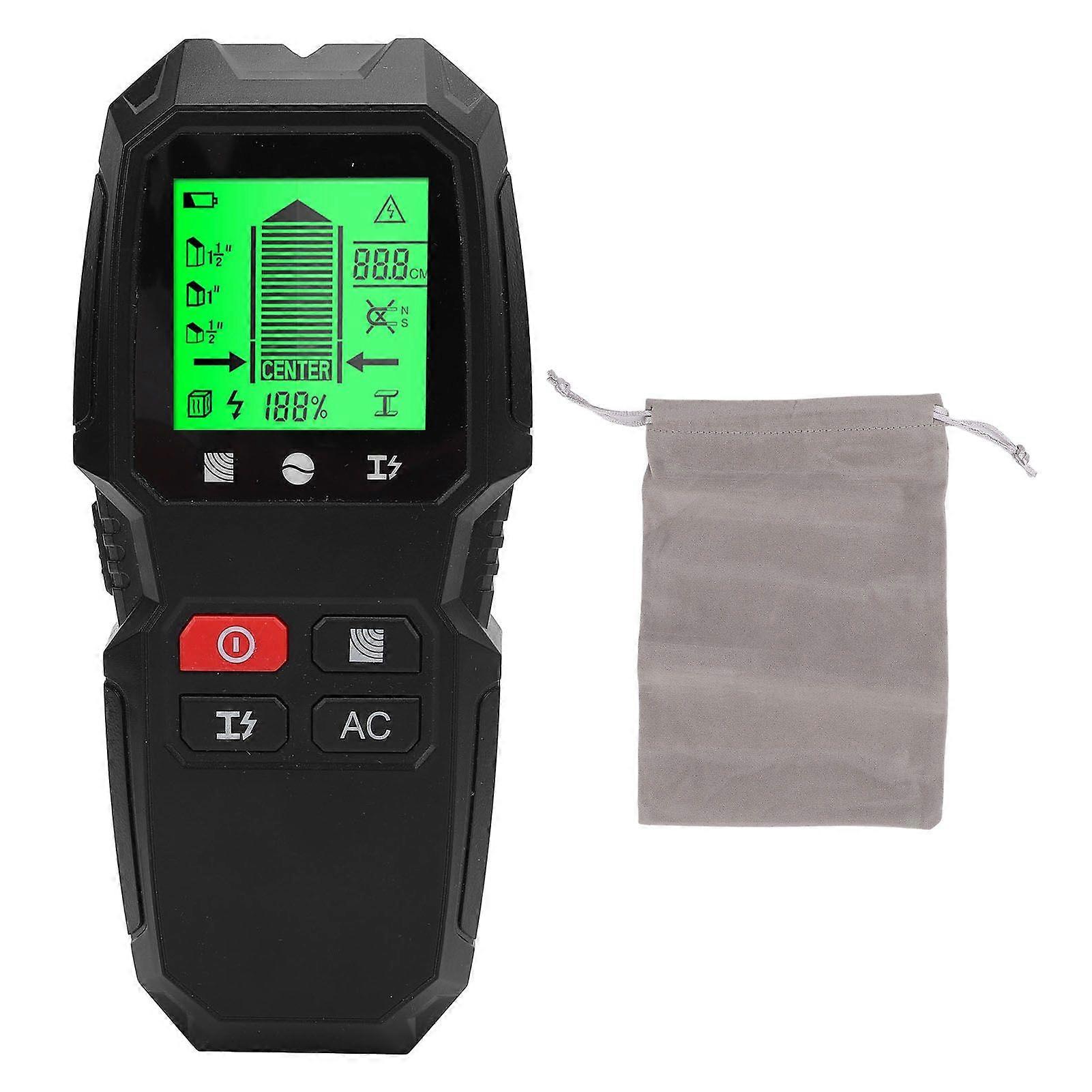 Wall Scanner Handheld LCD Display Multifunctional High Accuracy 5 in 1 Stud Detector for Metal Wood Wire