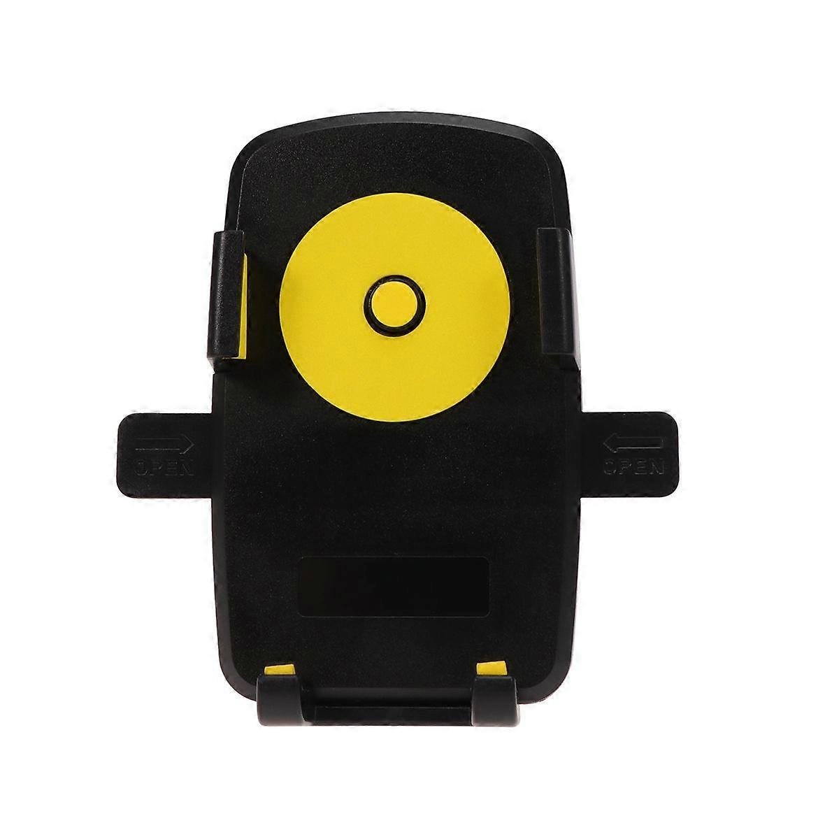 1PC Phone Holder GPS Navigation Support Bracket Fixed Frame for Bike Motorcycle (Yellow)