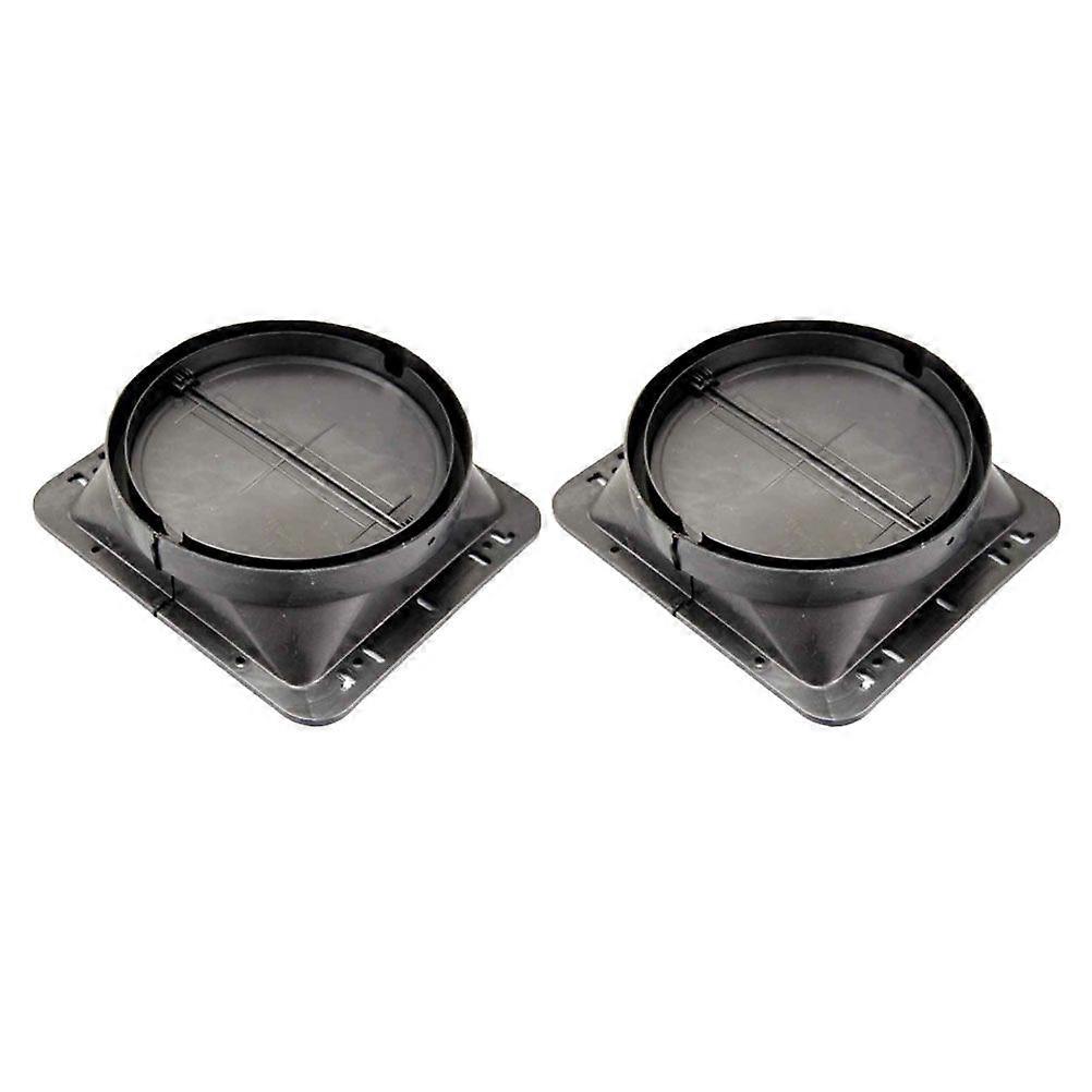 2PCS Kitchen Smoke Range Hood Outlet Smoke Base Check for Kitchen (150 Base)