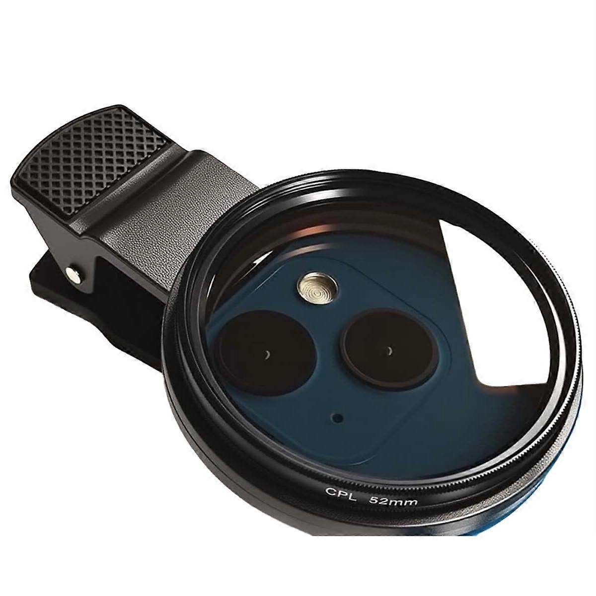 CPL Clip-on Phone Camera Lens Filter,for 16 15 14 13 12 11, BLU,, and Other Smart Phones