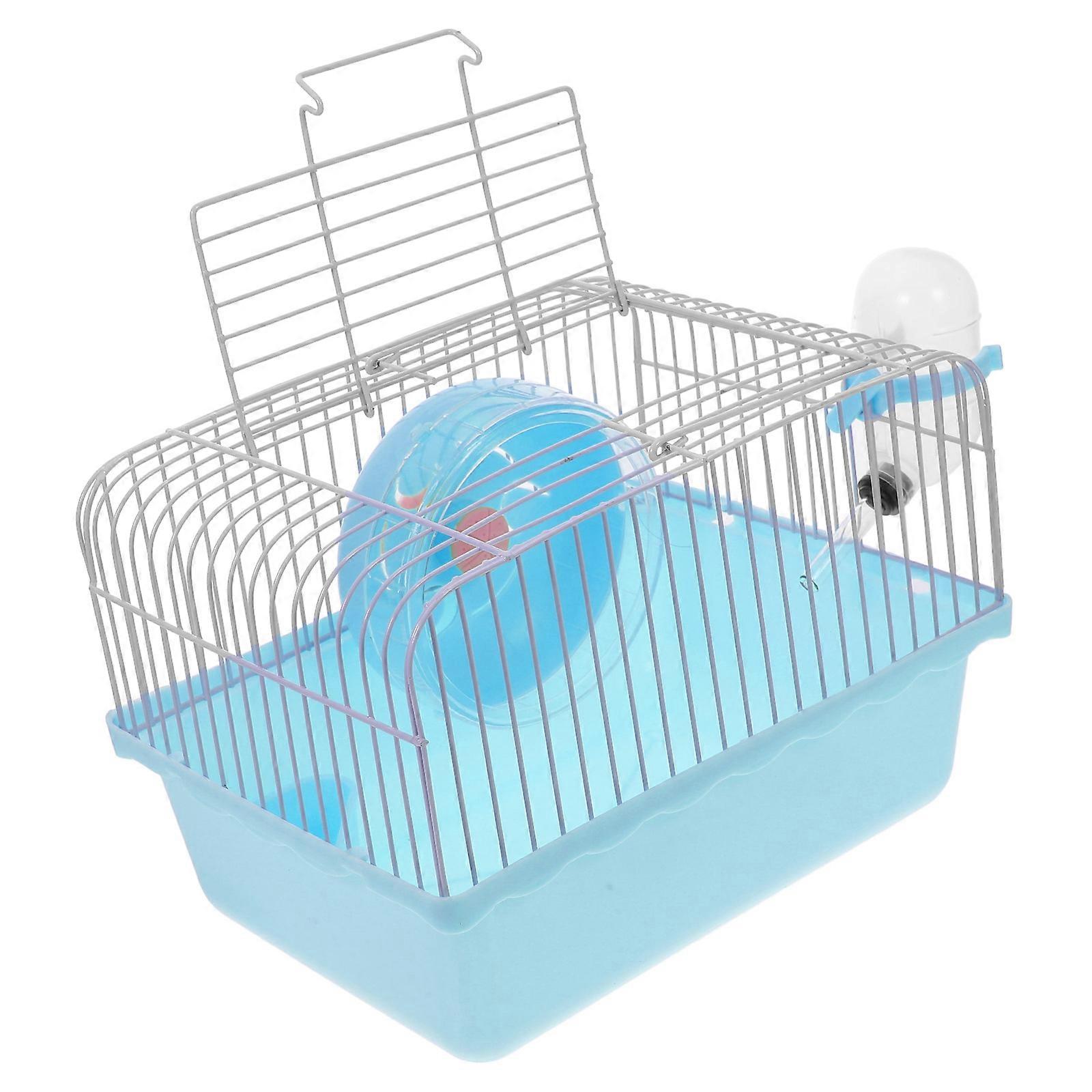 Portable Hamster Cage Carrier for Small Pets Travel Container