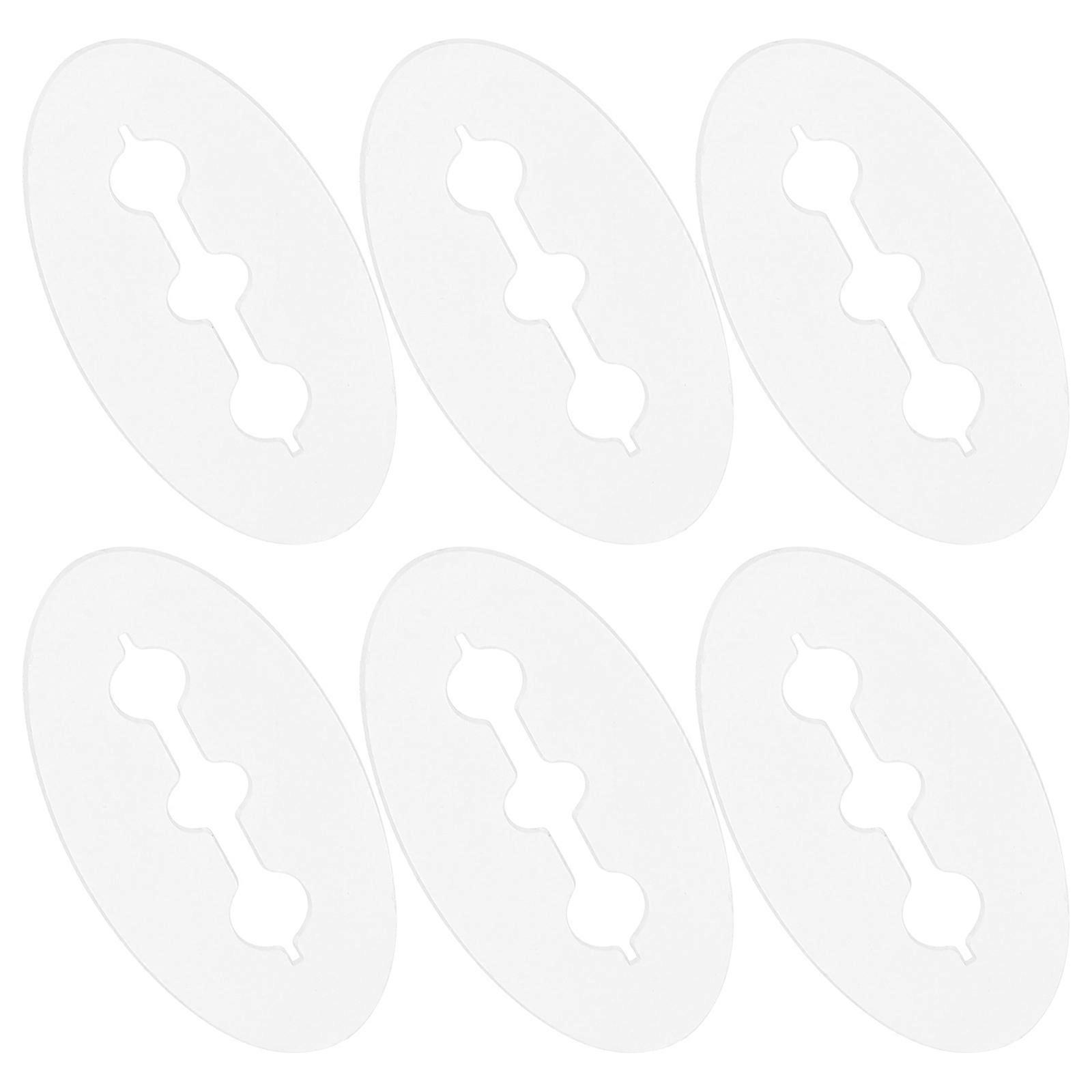 Multi-Use Peg Hook Disc Peg Hook Stoppers for 400Pcs Transparent Clips