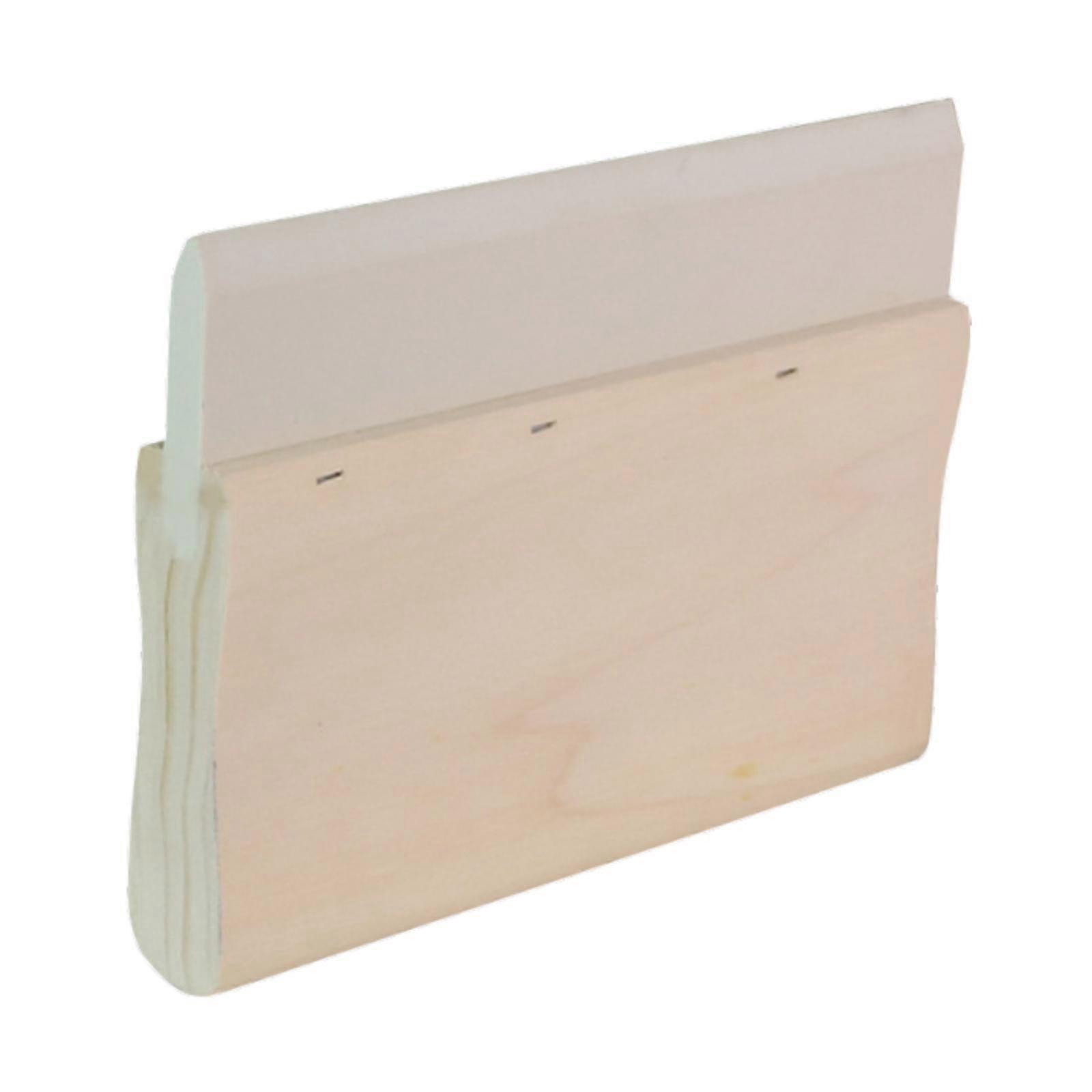 Screen Printing Ink Scraper Reusable Lightweight Professional Rubber Scraper 15cm