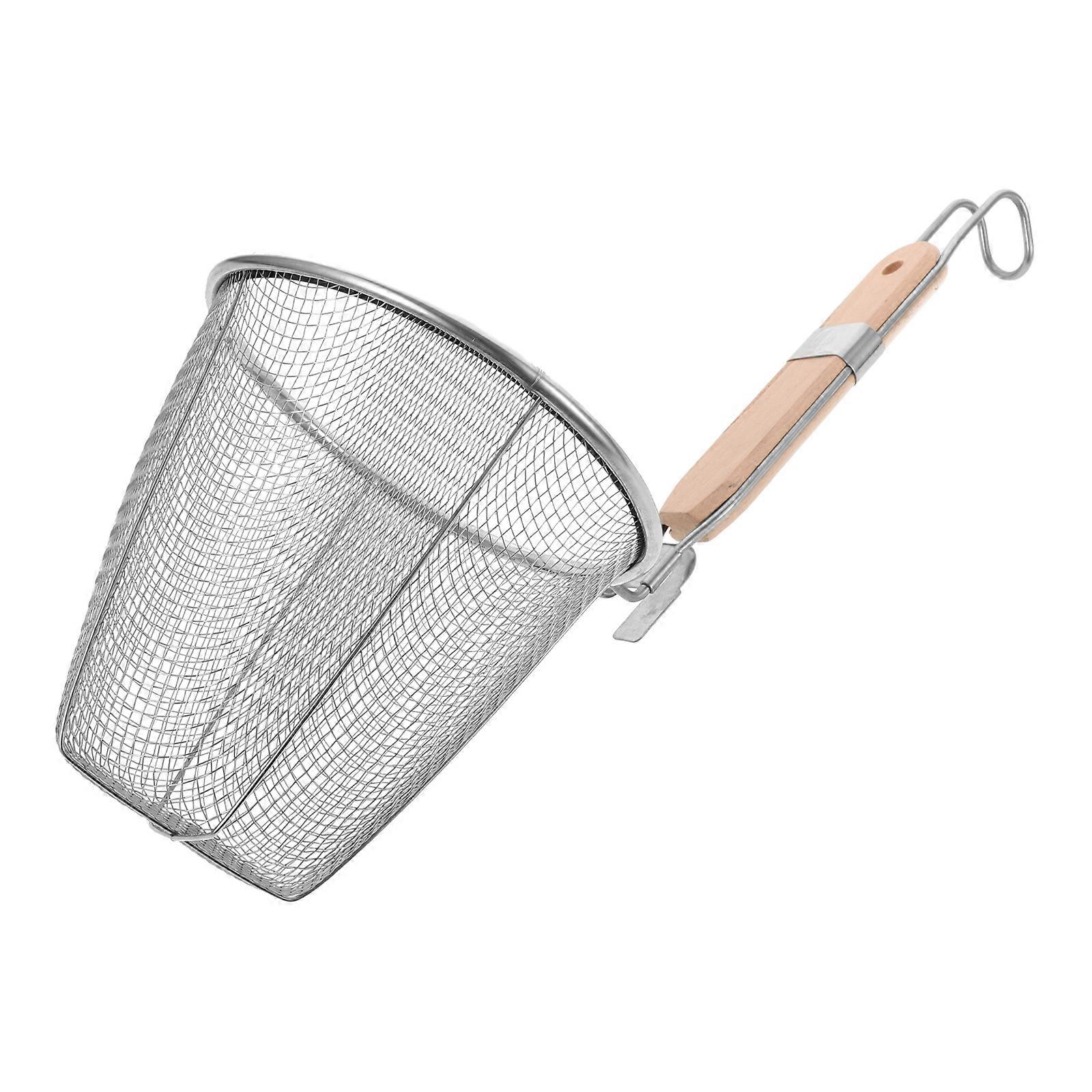 Noodle Strainer 2Pcs Fine Mesh Basket Suitable For Cooking Drying Food With Lightweight And Practical Design