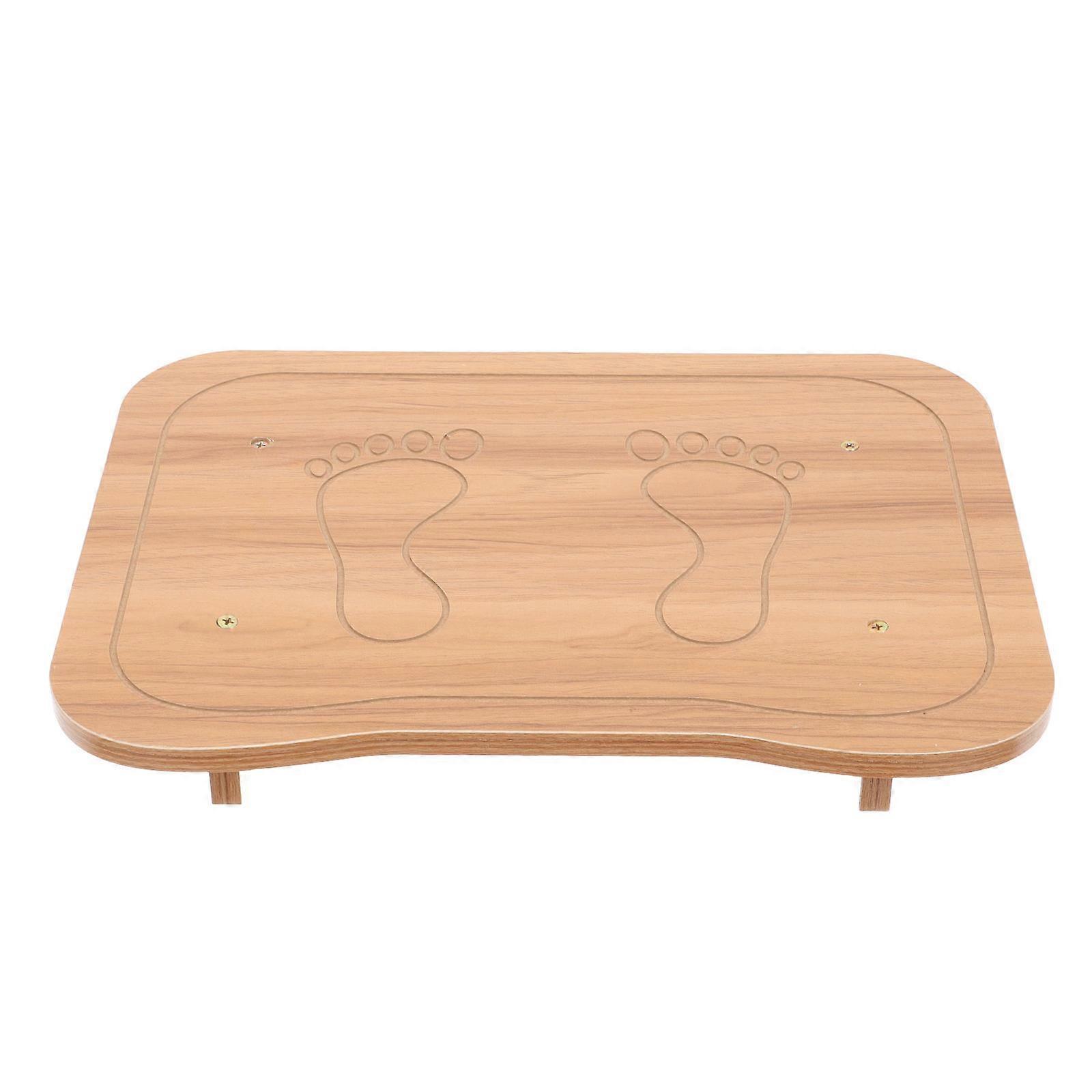 Under Desk Footrest Practical Foot Rest For Office Use Khaki 39.00X28.50X12.50CM Non-Slip 1Pcs