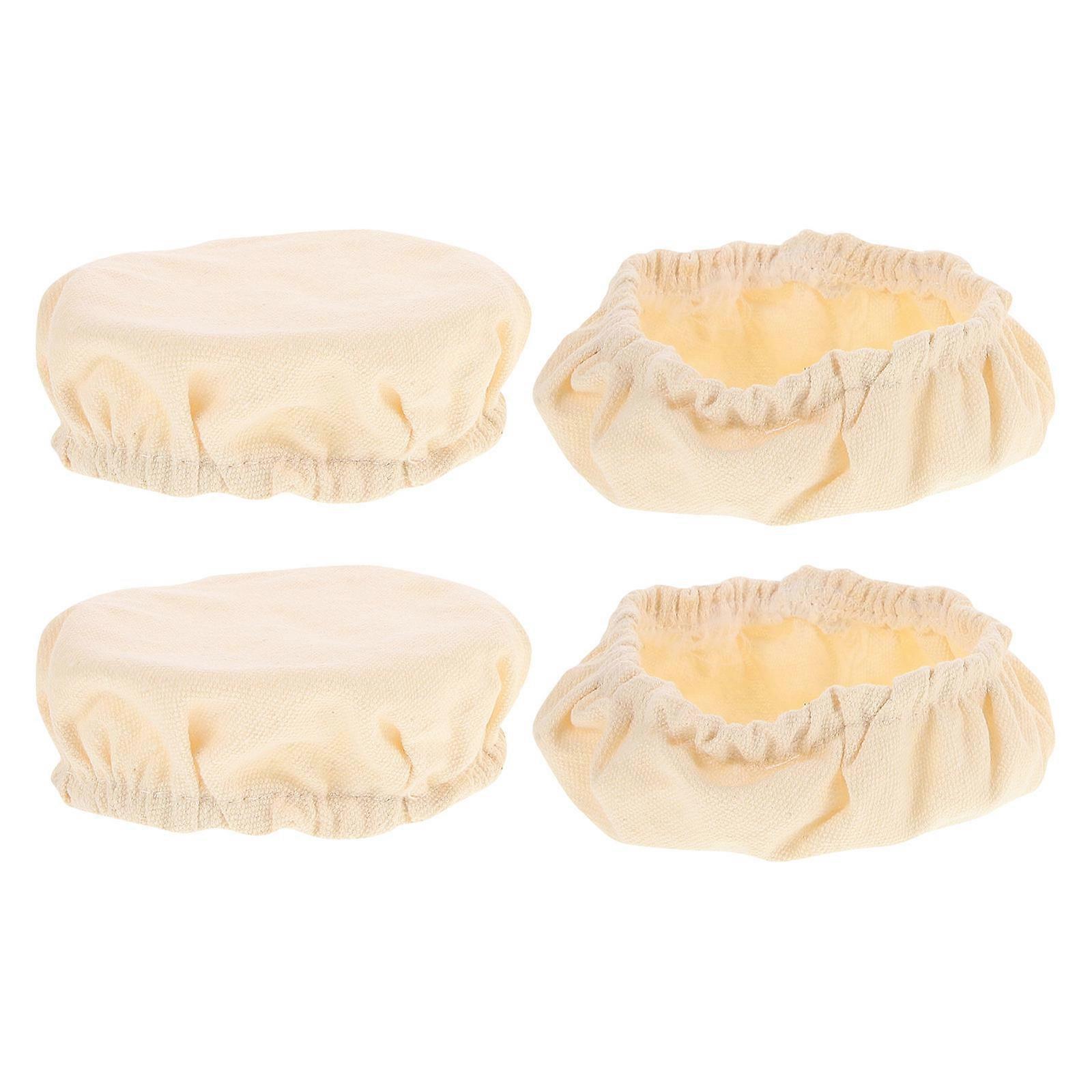 Reusable Cloth Cover For 6-7.5cm Diameter Jar 12 Pcs Food Freshness Preservation Lightweight Suitable For Bakers Fermentation Process
