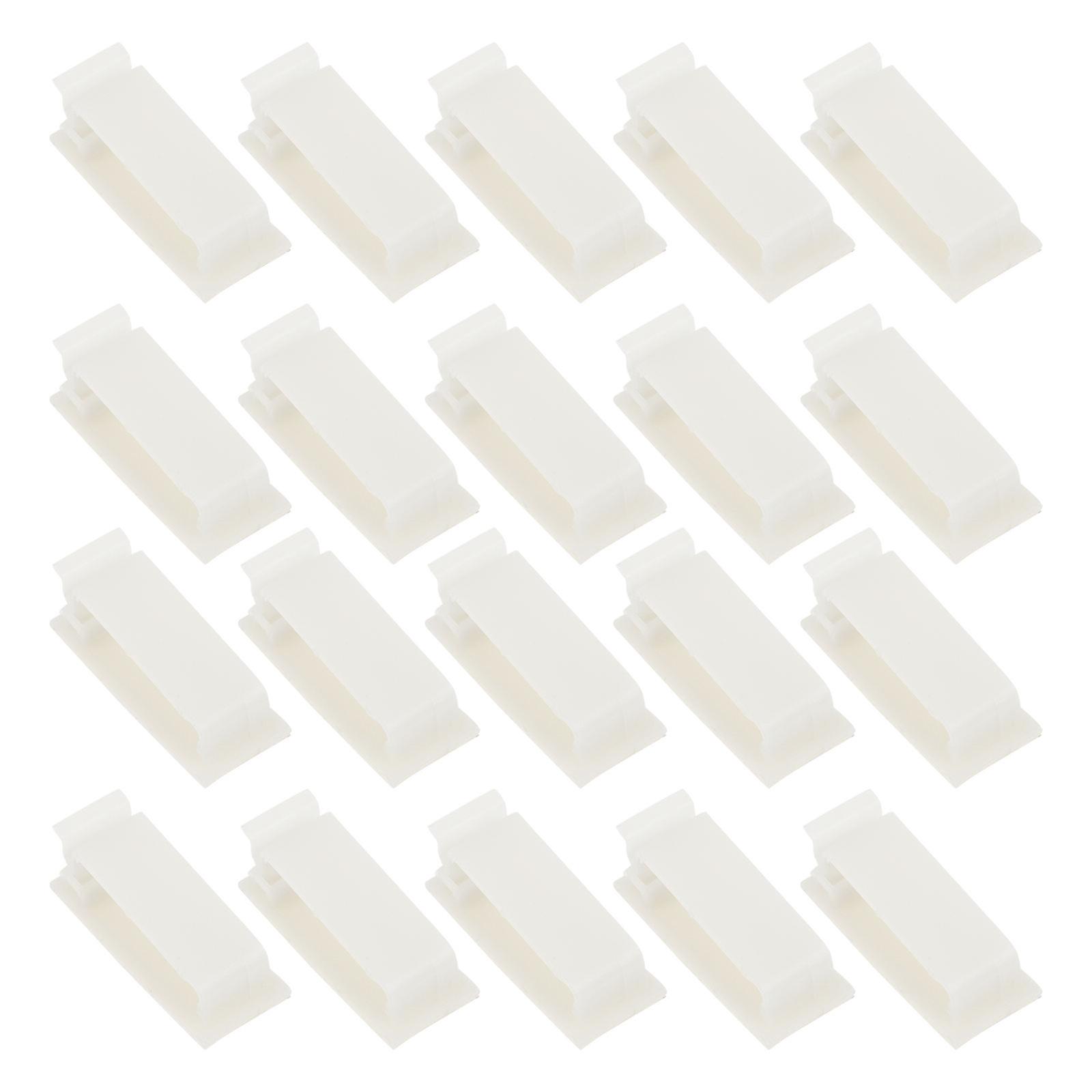Cable Management Cord Keeper for Storage 80Pcs White Headphone Cord Organizer