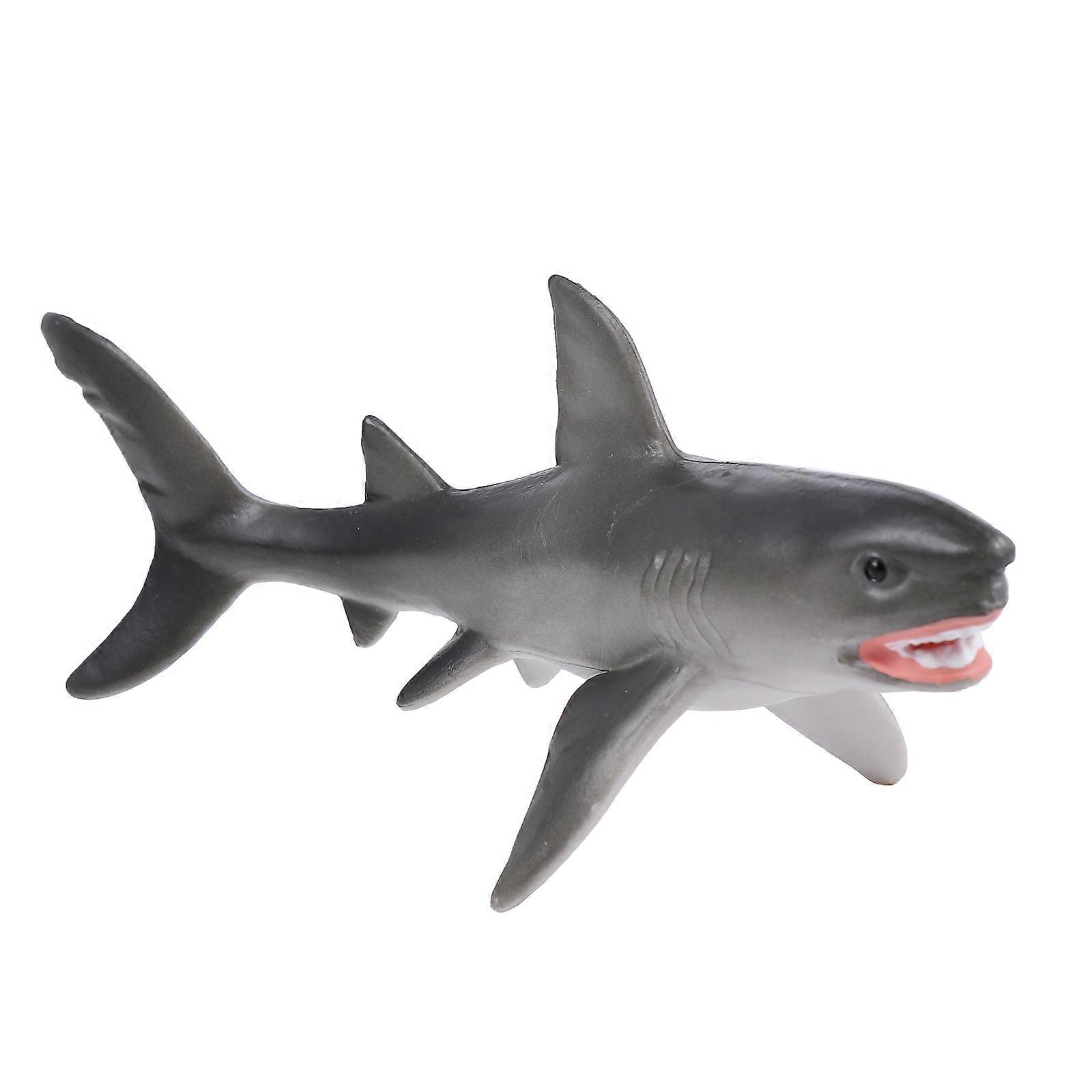 Artificial Shark Model Shark Animals Model for Kids 2Pcs Plastic Toy