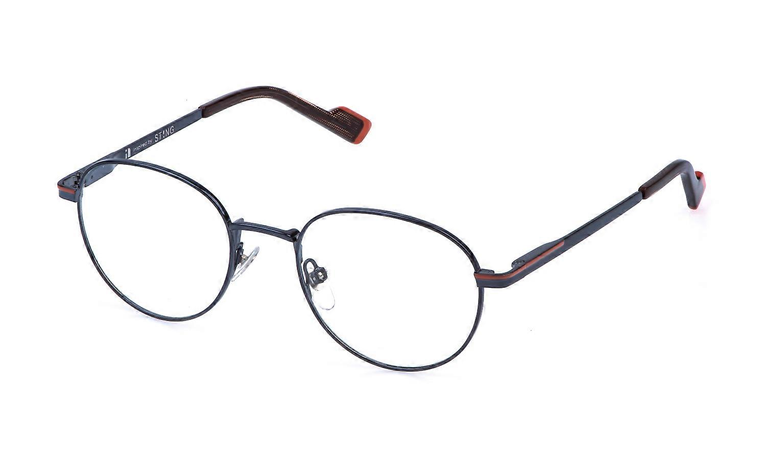 Eyewear Frames Sting VST563 08D2 BLU LUCIDO TOTALE C/PARTI COLORATE 49/20/140 UNISEX