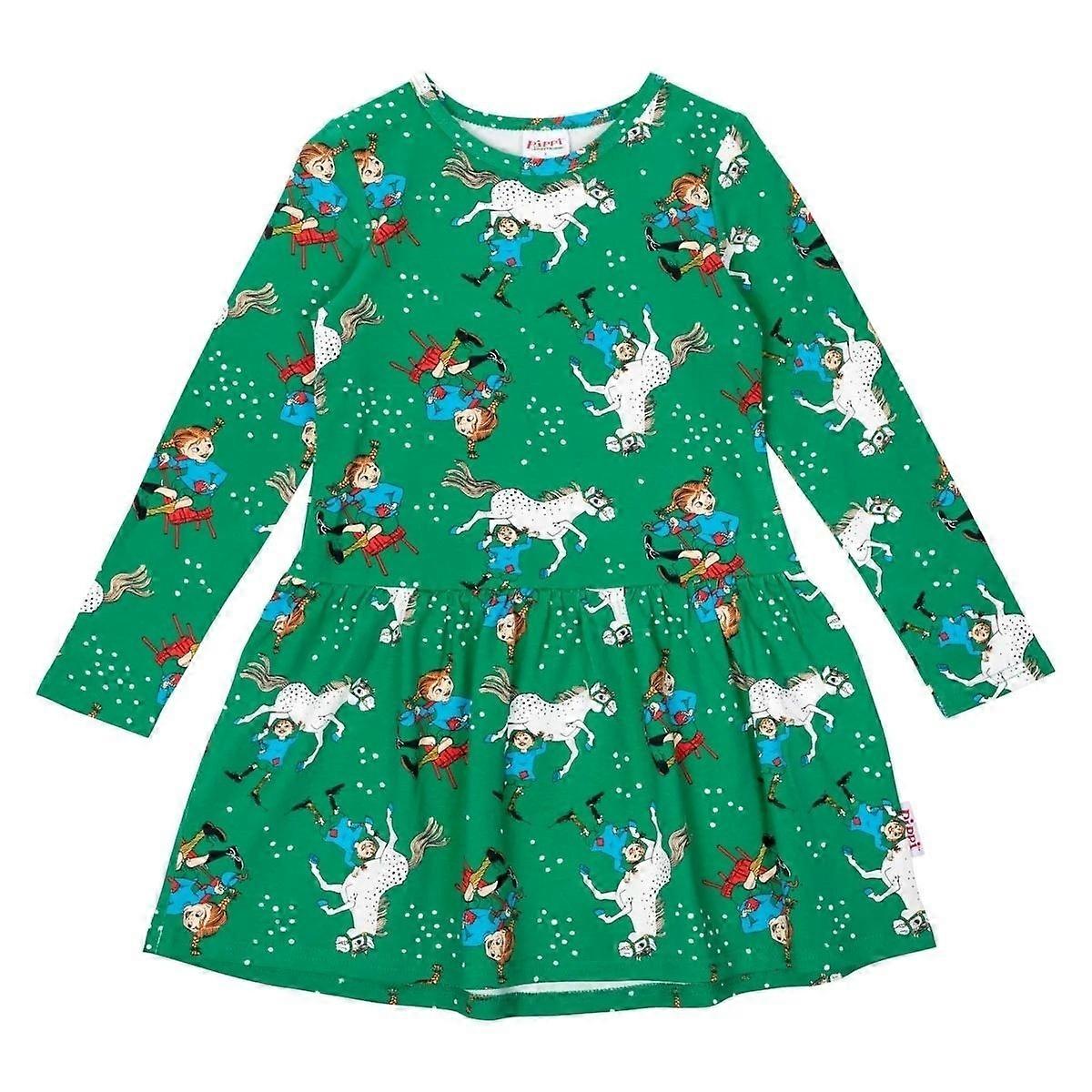 Pippi Langstrumpf Confident Kleid grün