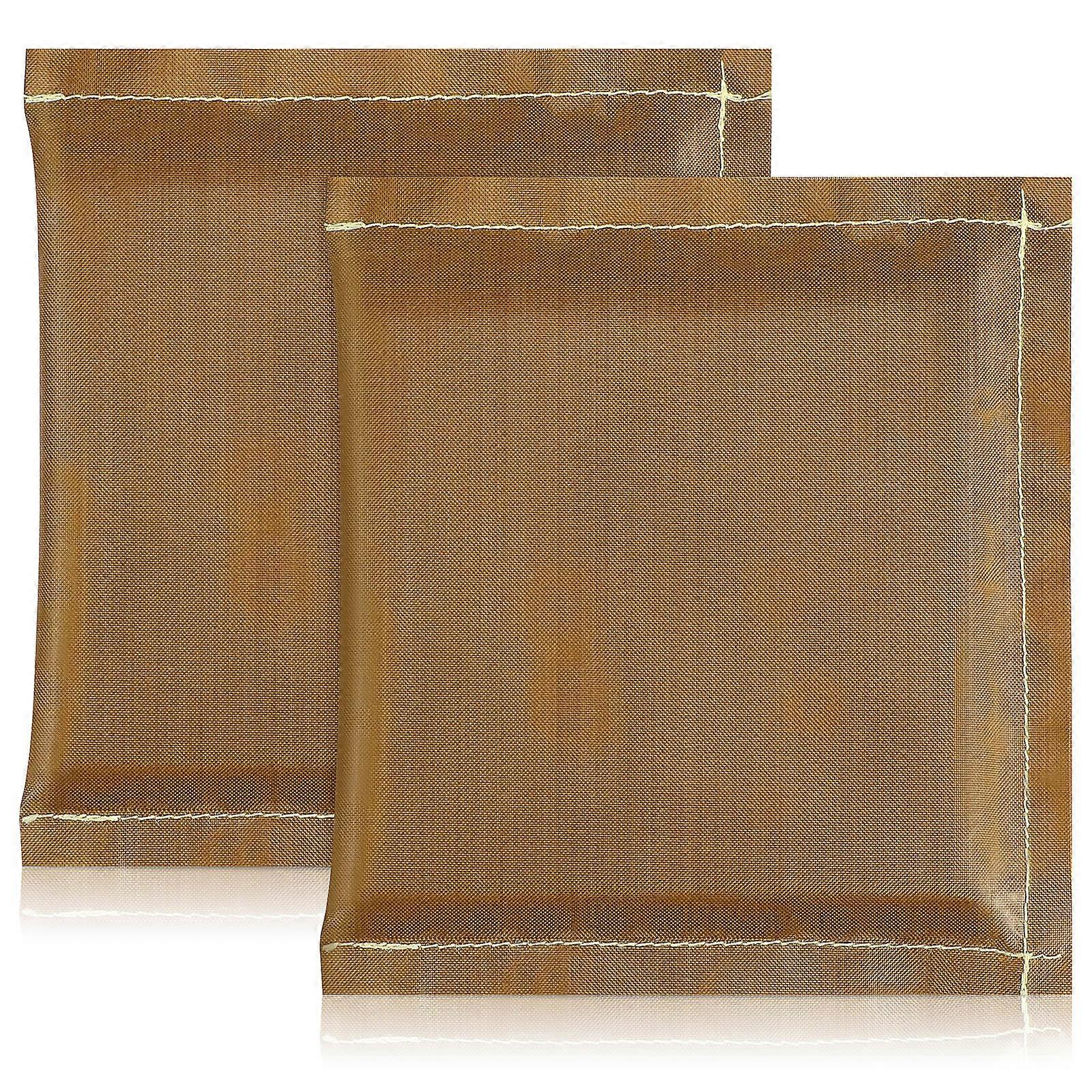 Heat Press Pillow Coffee Color for Heat Transfer 4Pcs Reusable Set