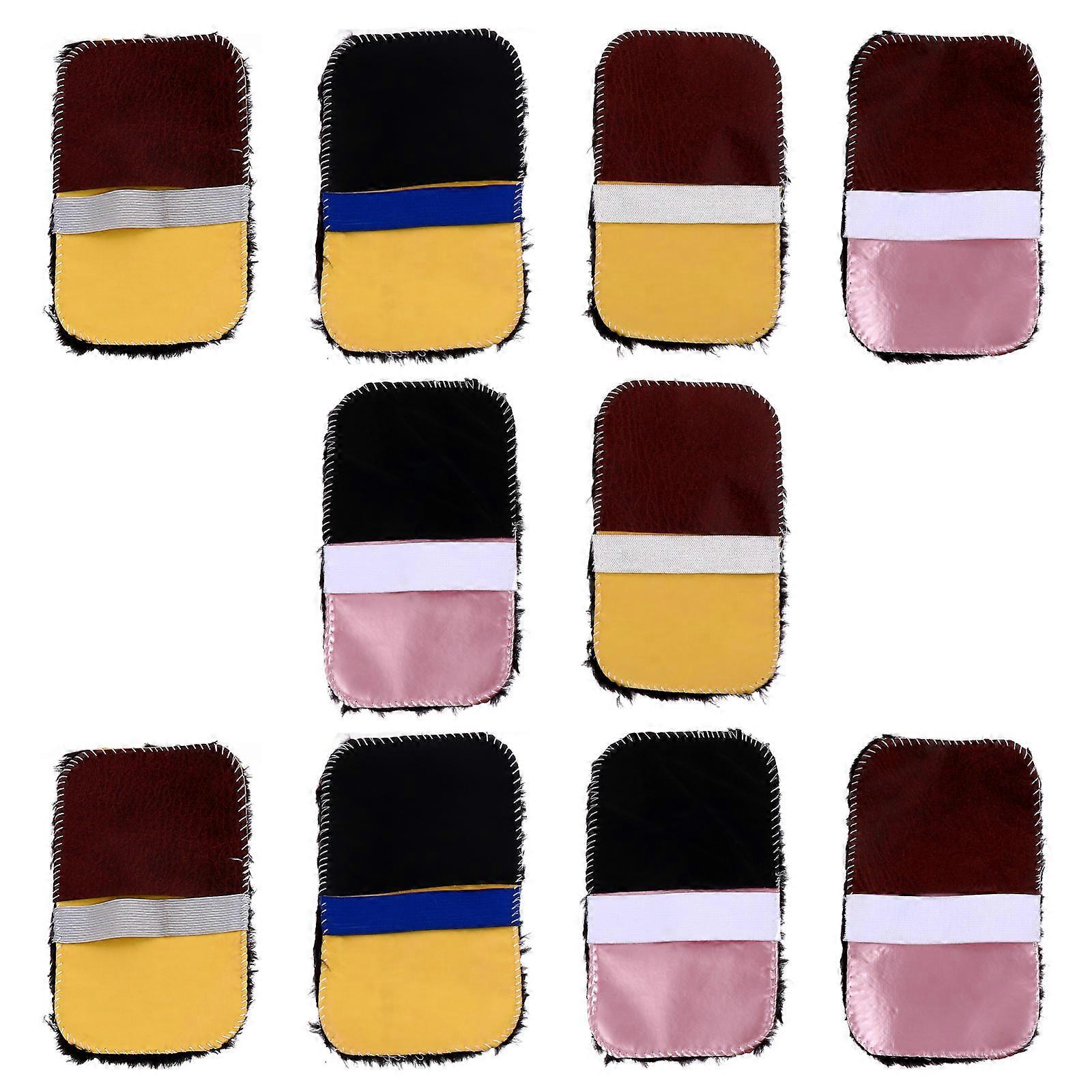 Multifunctional Plush Shoe Gloves for Polishing with 30Pcs Cleaning Brushes